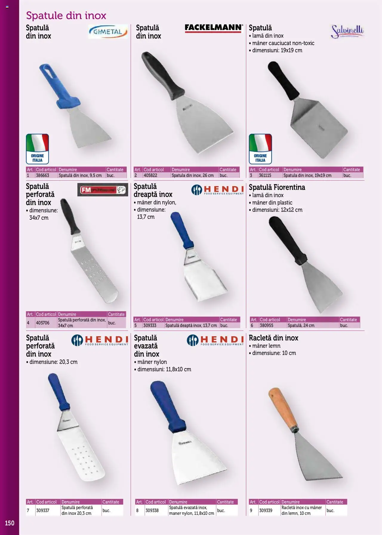 Catalog METRO 17 Septembrie 2025 - 30 Decembrie 2026 | Pagina 150 | Produse: Mâner