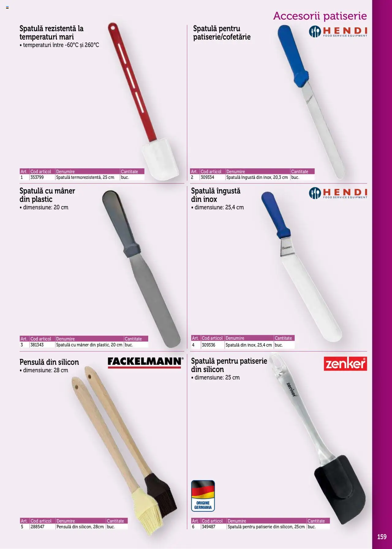 Catalog METRO 17 Septembrie 2025 - 30 Decembrie 2026 | Pagina 159 | Produse: Mâner