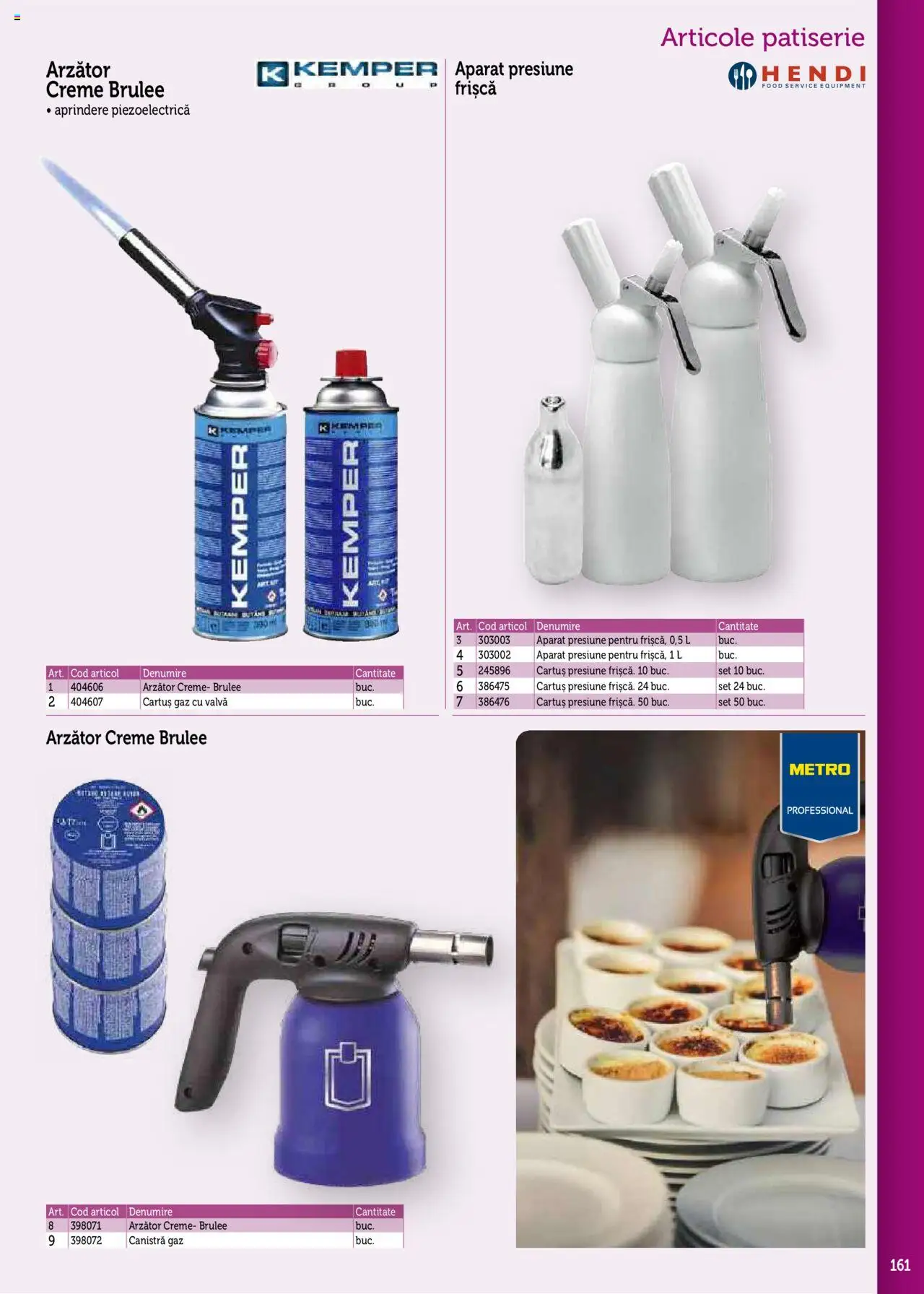 Catalog METRO 17 Septembrie 2025 - 30 Decembrie 2026 | Pagina 161 | Produse: Frișcă