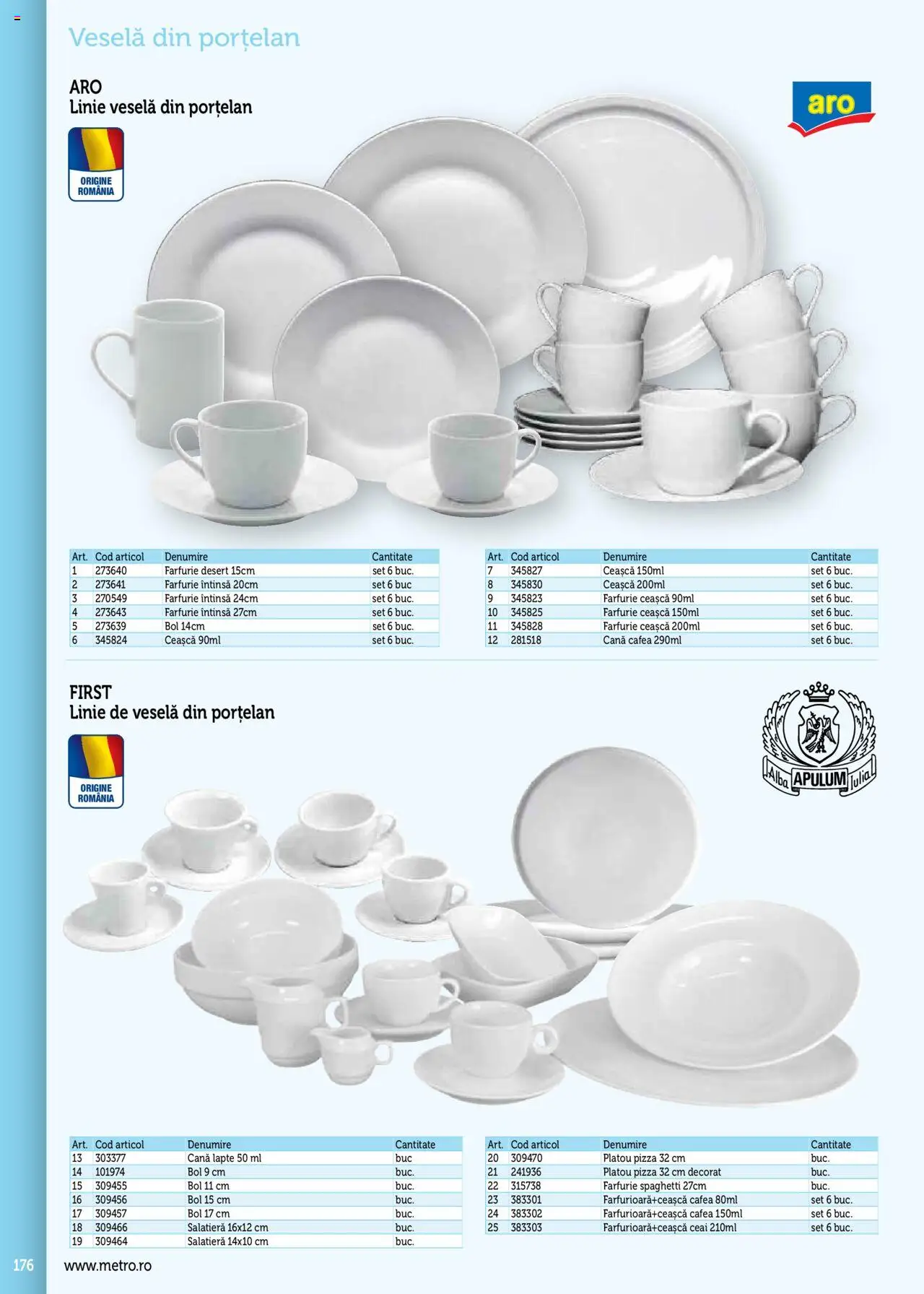 Catalog METRO 17 Septembrie 2025 - 30 Decembrie 2026 | Pagina 176 | Produse: Bol, Lapte, Cafea, Ceai