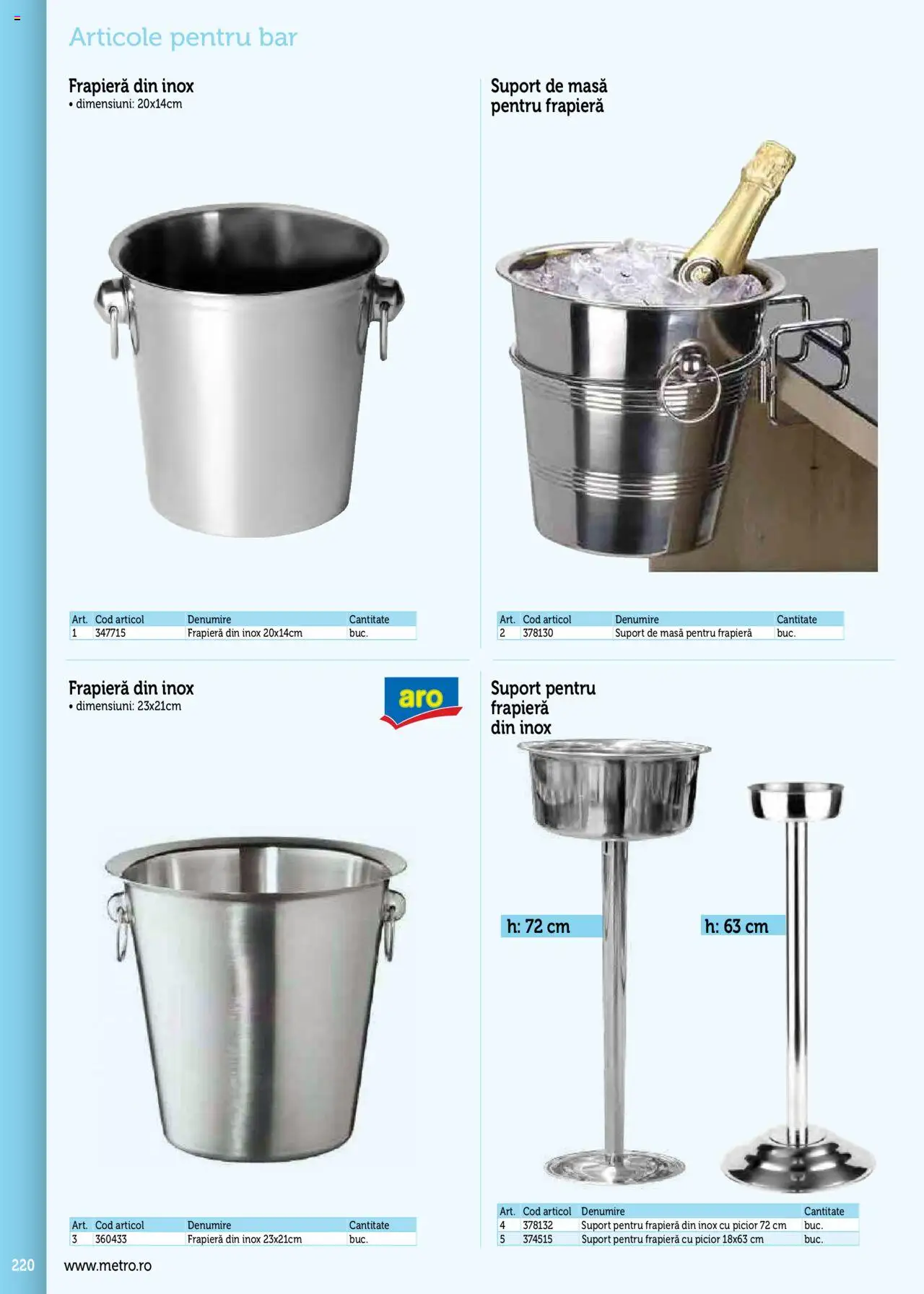 Catalog METRO 17 Septembrie 2025 - 30 Decembrie 2026 | Pagina 220 | Produse: Masă