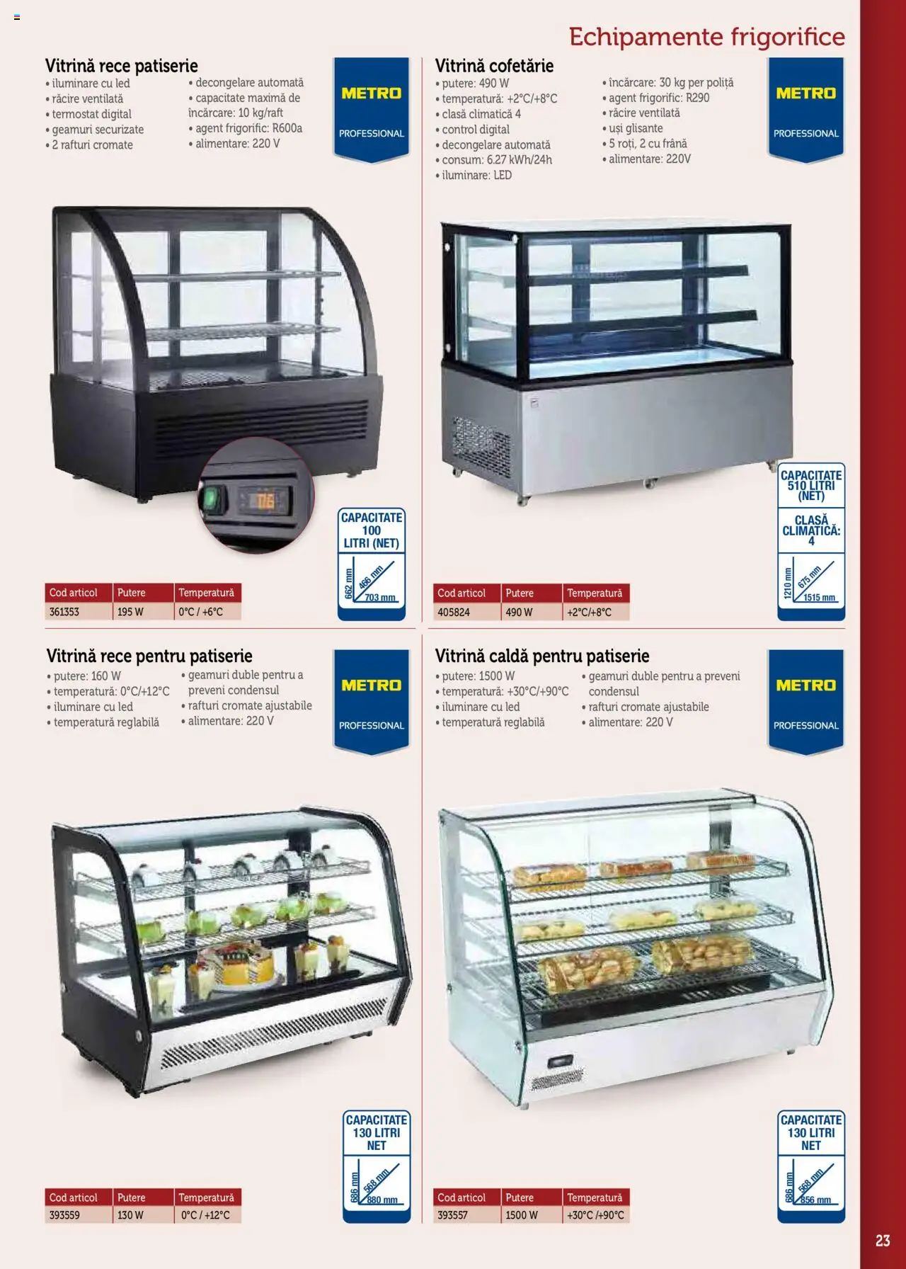 Catalog METRO 17 Septembrie 2025 - 30 Decembrie 2026 | Pagina 23 | Produse: Babak, Vitrină