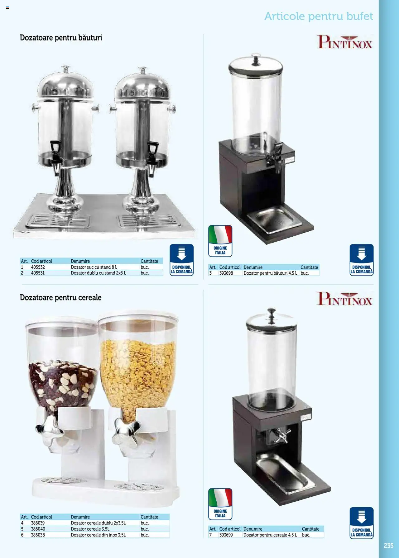 Catalog METRO 17 Septembrie 2025 - 30 Decembrie 2026 | Pagina 235 | Produse: Bufet, Suc, Cereale