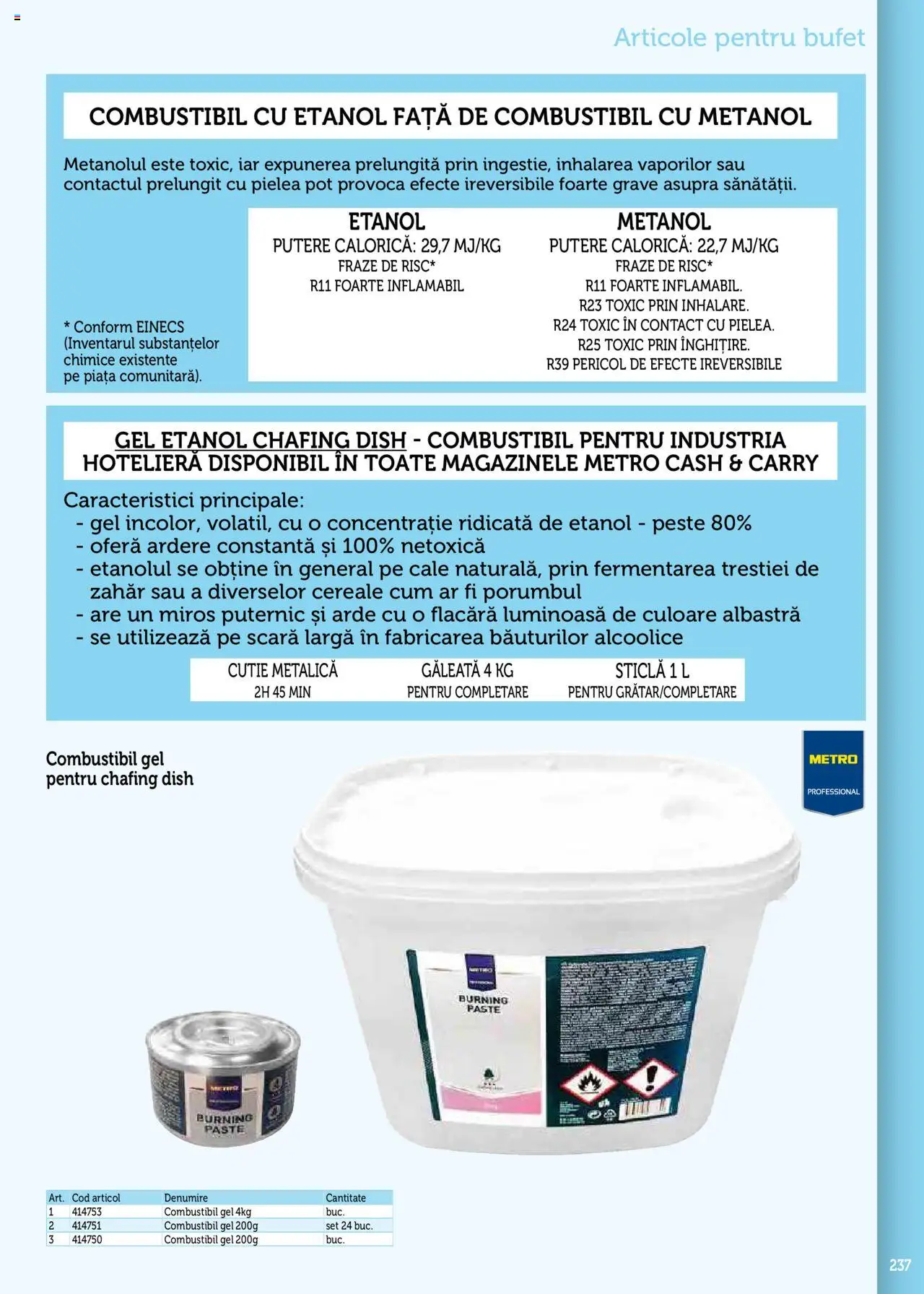 Catalog METRO 17 Septembrie 2025 - 30 Decembrie 2026 | Pagina 237 | Produse: Pește, Cereale, Paste, Zahăr