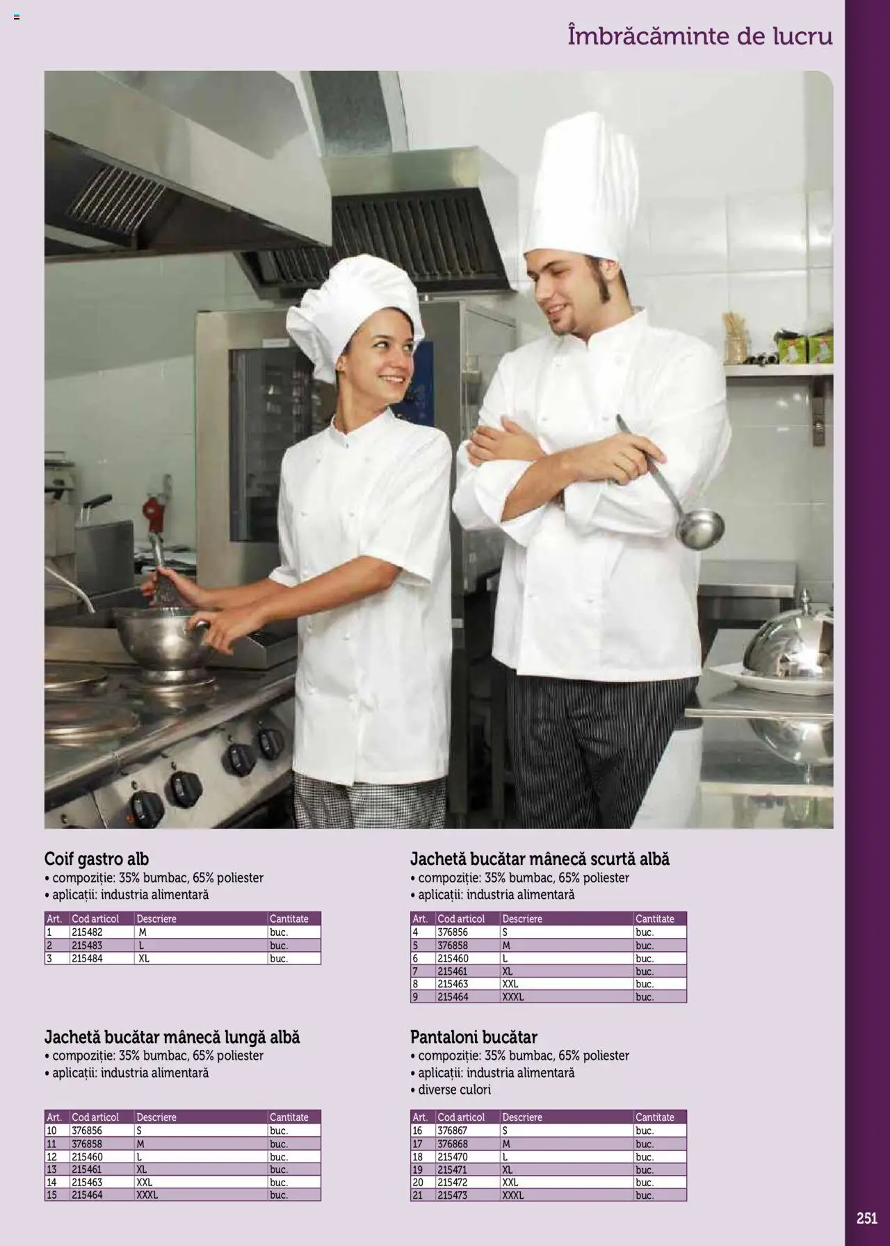 Catalog METRO 17 Septembrie 2025 - 30 Decembrie 2026 | Pagina 251 | Produse: Jachetă, Pantaloni