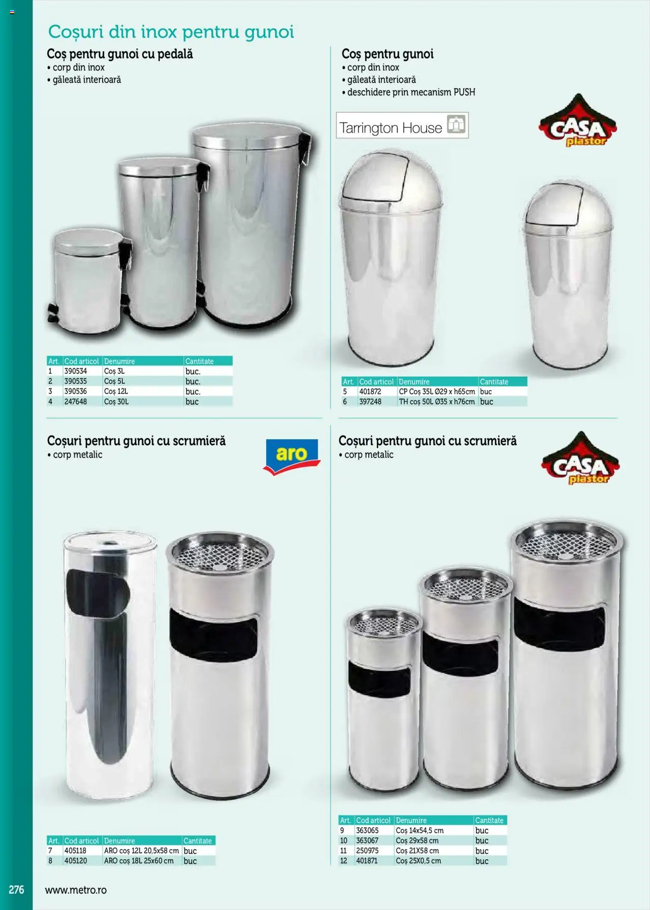 Catalog METRO 17 Septembrie 2025 - 30 Decembrie 2026 | Pagina 276 | Produse: Coș