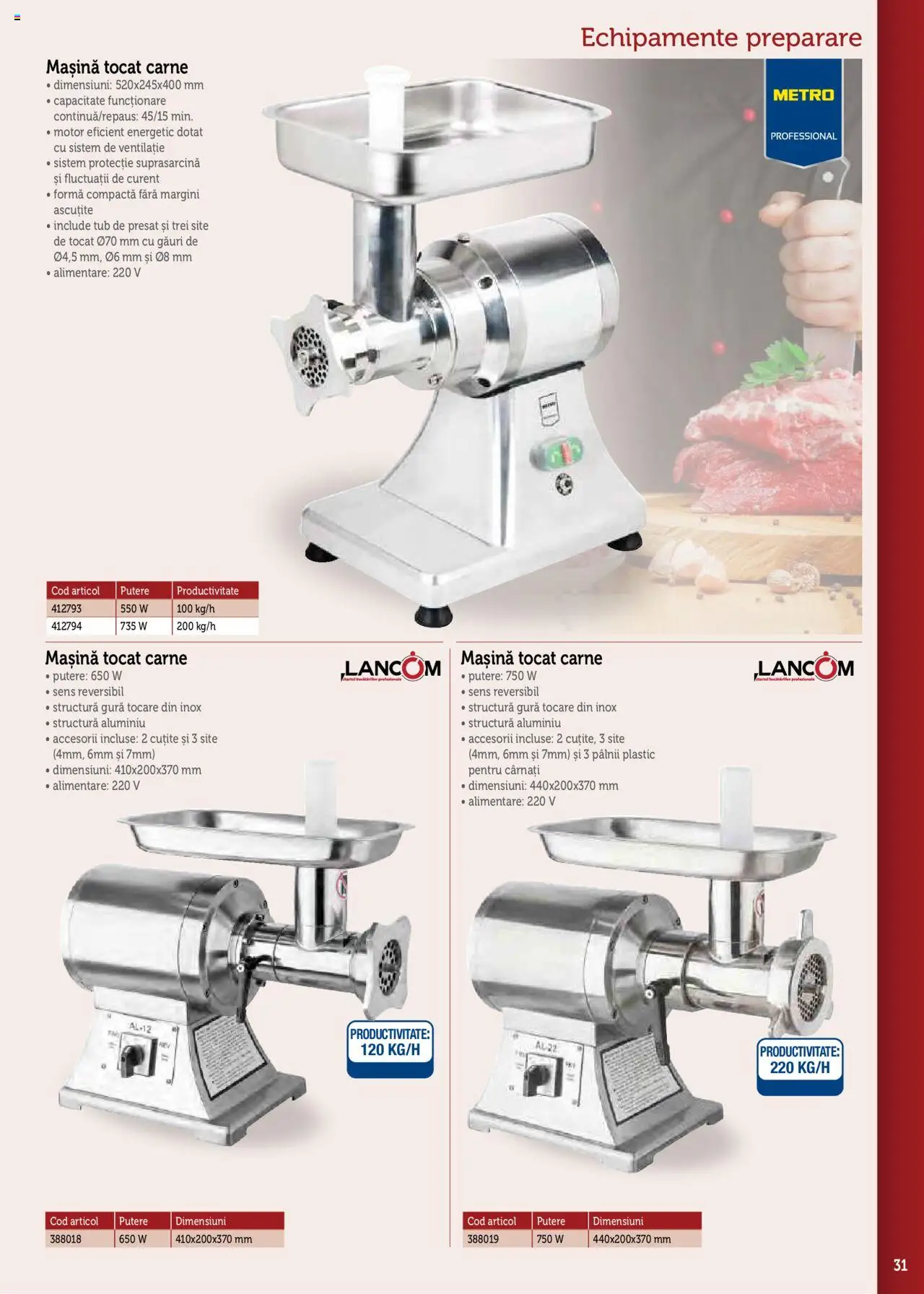 Catalog METRO 17 Septembrie 2025 - 30 Decembrie 2026 | Pagina 31 | Produse: Cârnați