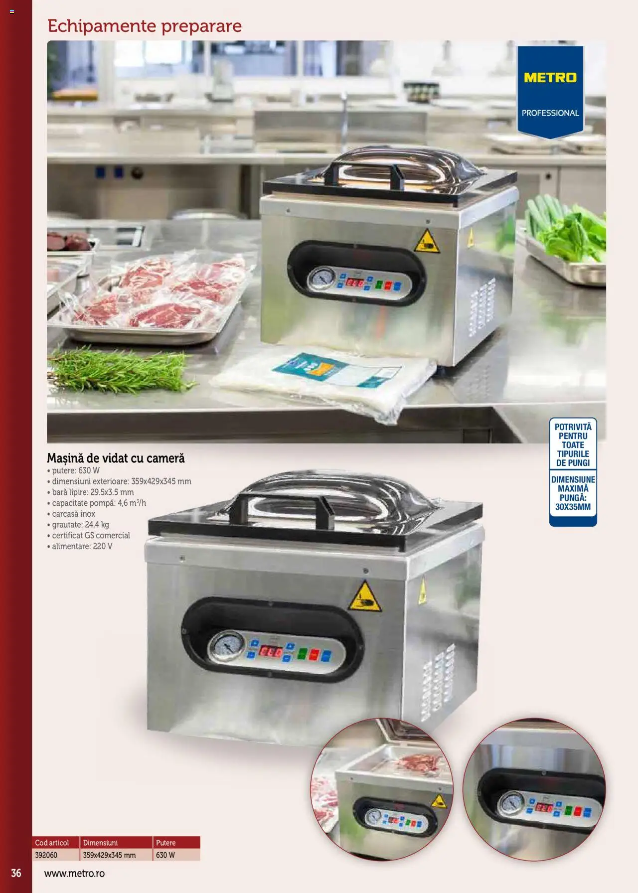 Catalog METRO 17 Septembrie 2025 - 30 Decembrie 2026 | Pagina 36 | Produse: Pungă, Cameră, Carcasă