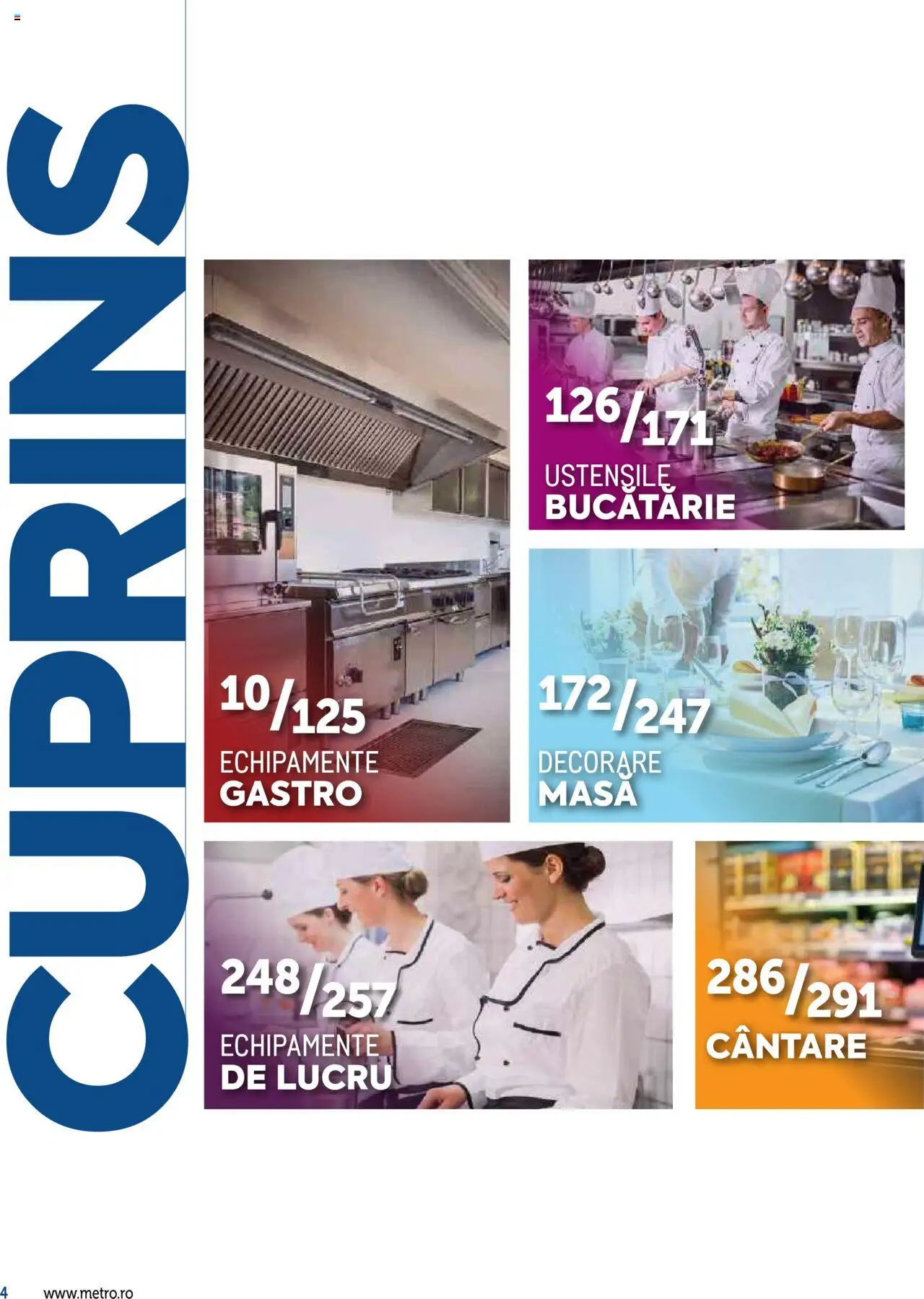 Catalog METRO 17 Septembrie 2025 - 30 Decembrie 2026 | Pagina 4 | Produse: Masă, Bucătărie