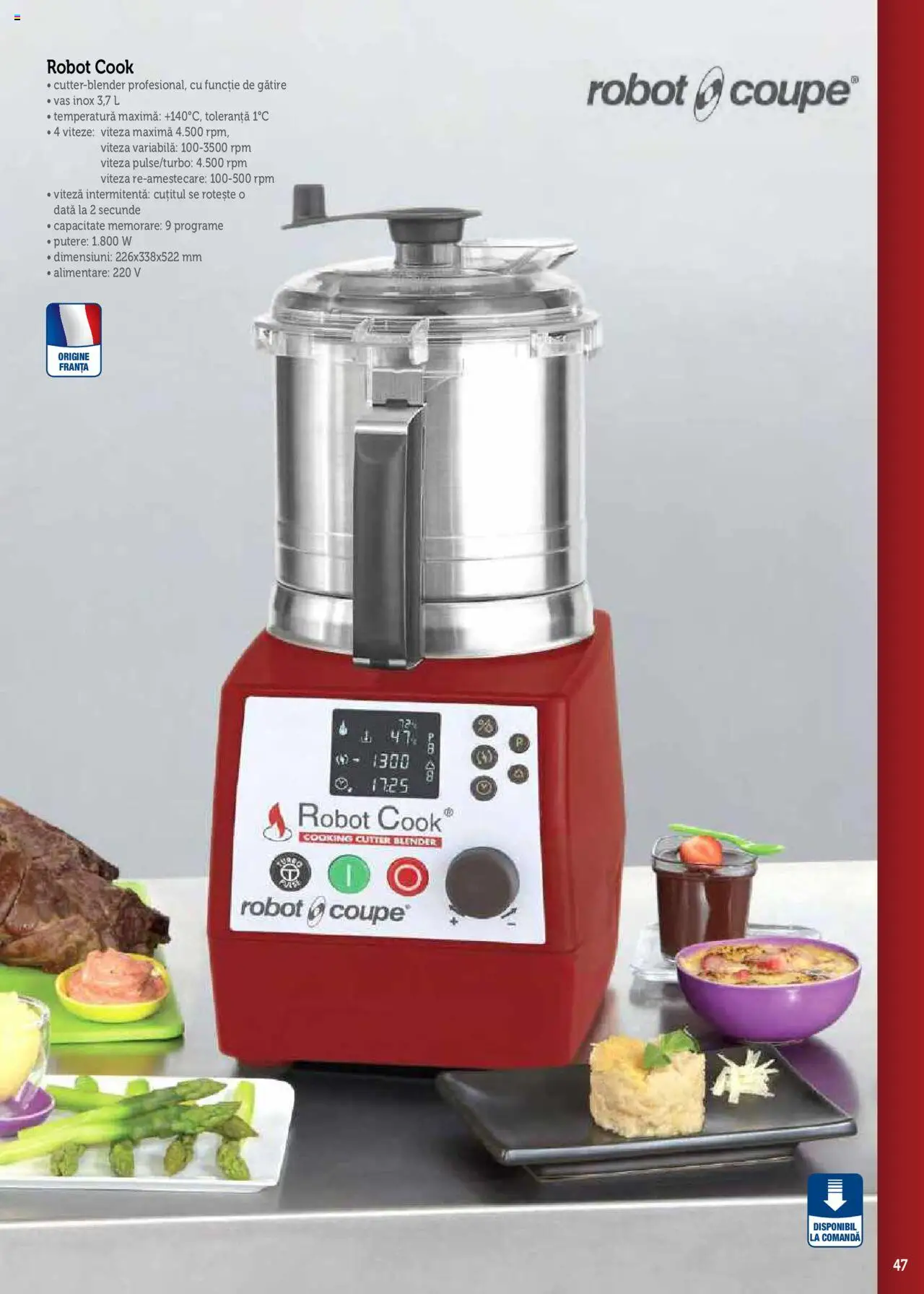 Catalog METRO 17 Septembrie 2025 - 30 Decembrie 2026 | Pagina 47 | Produse: Blender, Cutter, Robot