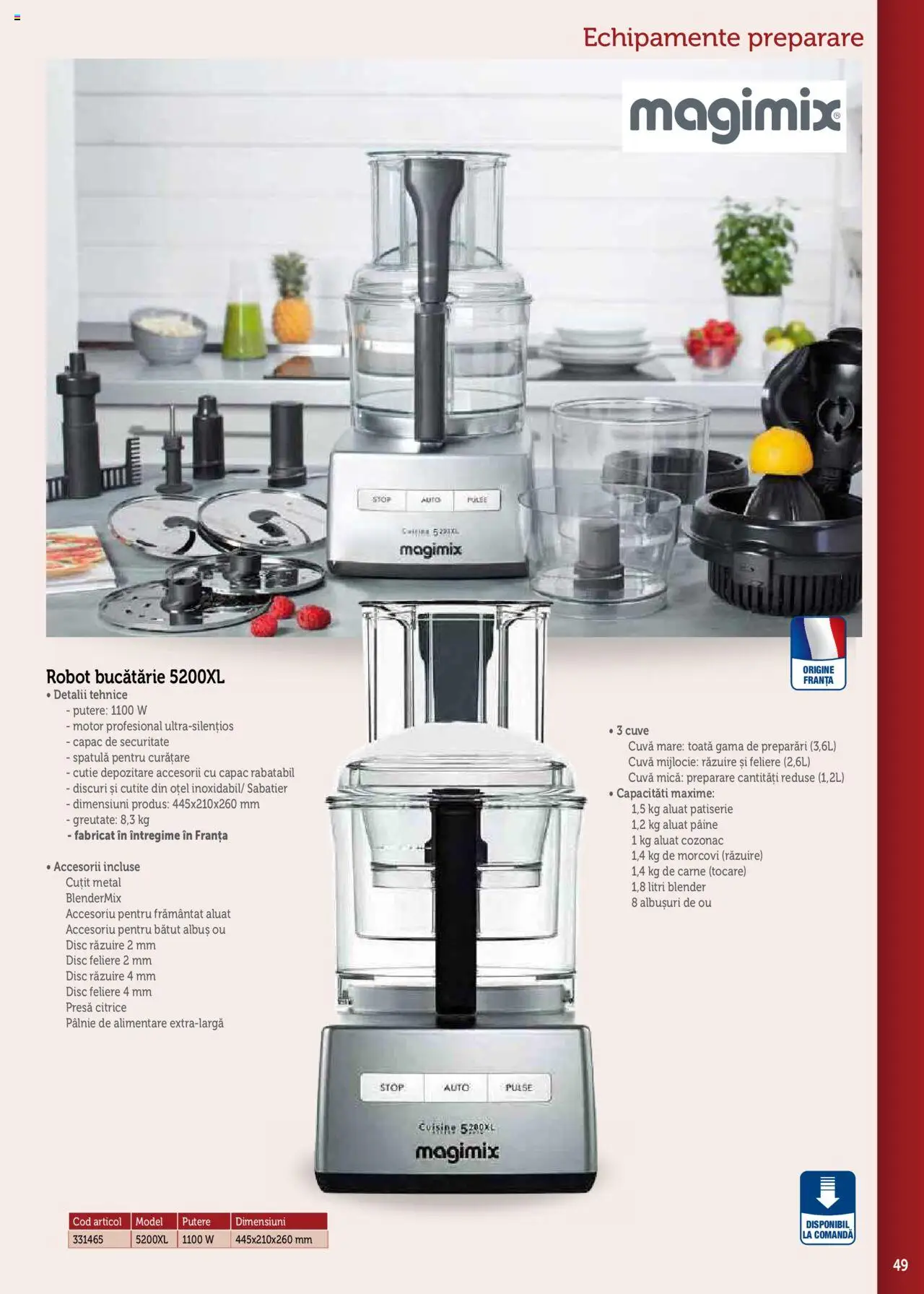 Catalog METRO 17 Septembrie 2025 - 30 Decembrie 2026 | Pagina 49 | Produse: Blender, Cutie, Cuțit, Aluat