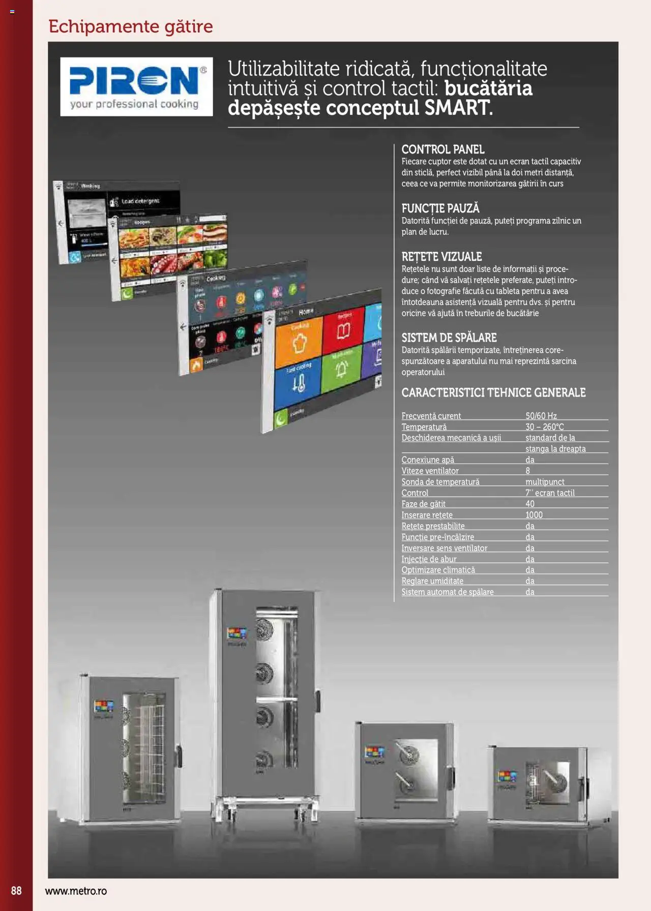 Catalog METRO 17 Septembrie 2025 - 30 Decembrie 2026 | Pagina 88 | Produse: Tabletă, Ventilator, Bucătărie, Apă