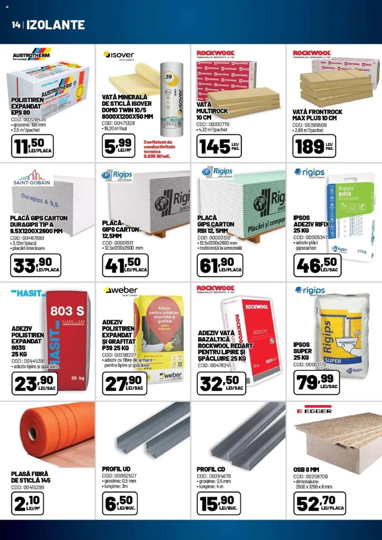 Catalog Ambient 1 Octombrie - 12 Noiembrie 2025 | Pagina 14 | Produse: Masă, Polistiren, Adeziv