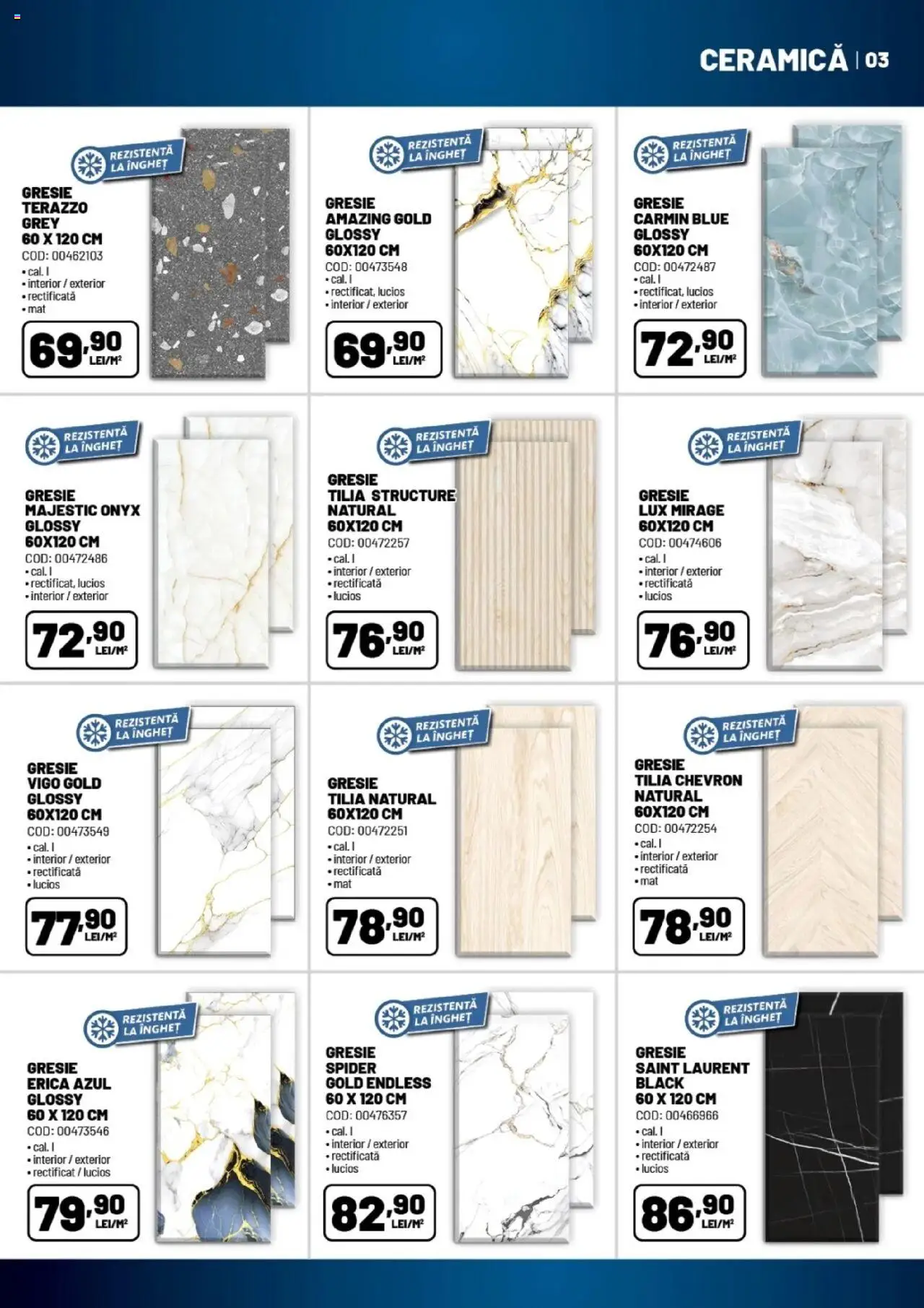 Catalog Ambient 1 Octombrie - 12 Noiembrie 2025 | Pagina 3 | Produse: Gresie