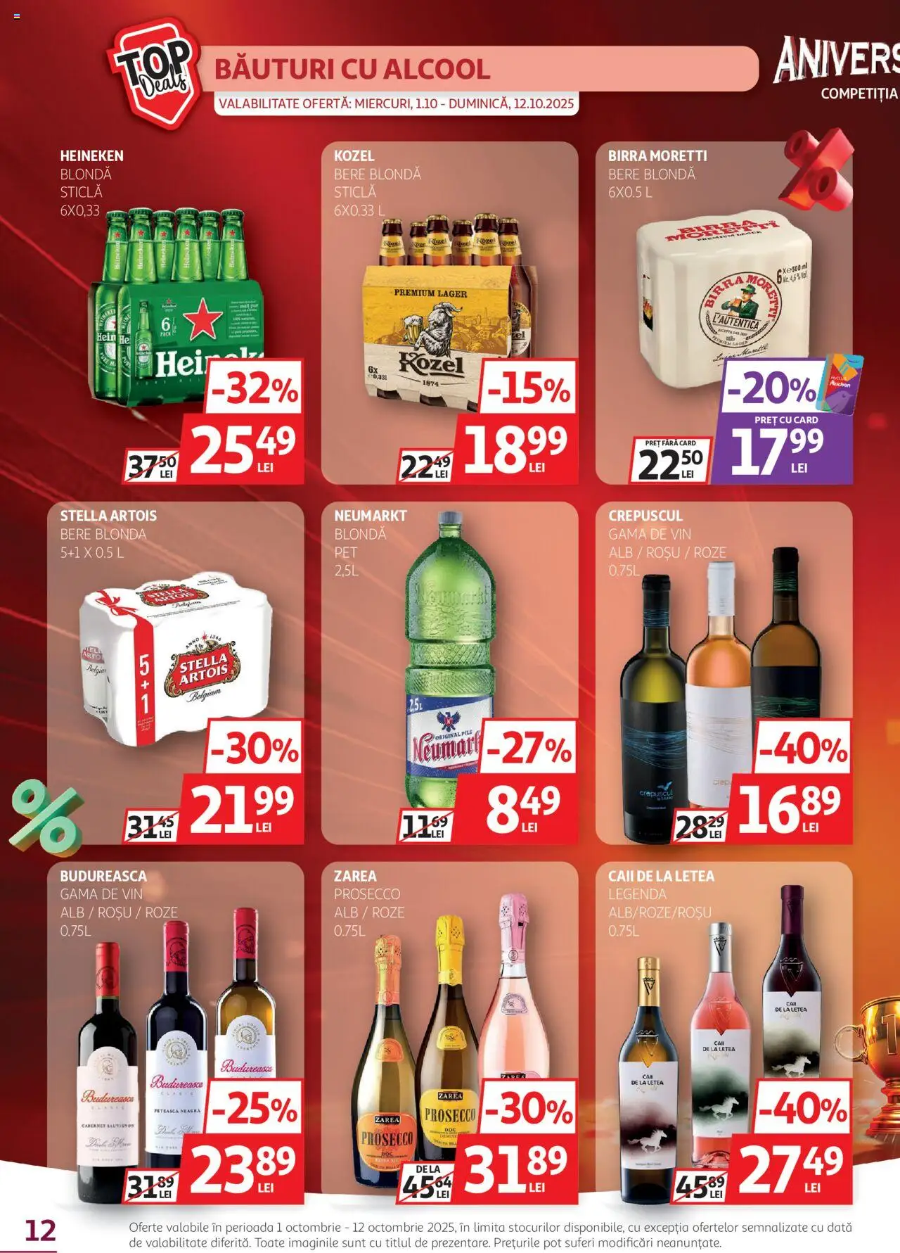 Catalog Auchan 1 - 11 Octombrie 2025 | Pagina 12 | Produse: Prosecco, Vin, Bere