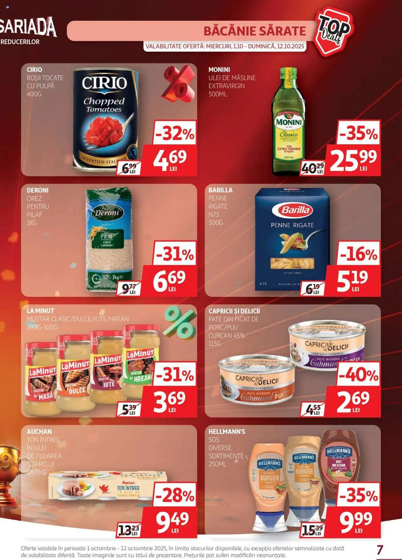 Catalog Auchan 1 - 11 Octombrie 2025 | Pagina 7 | Produse: Delgeç, Feijoa Meyvesi, Masă, Roșii