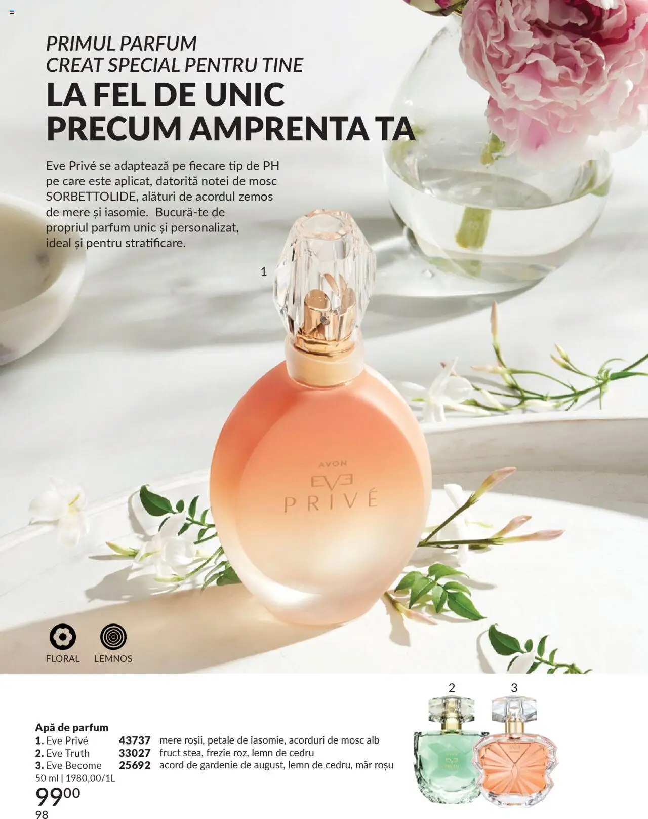 Catalog Avon 1 - 30 Octombrie 2025 | Pagina 100 | Produse: Apă de parfum, Parfum, Mere, Apă