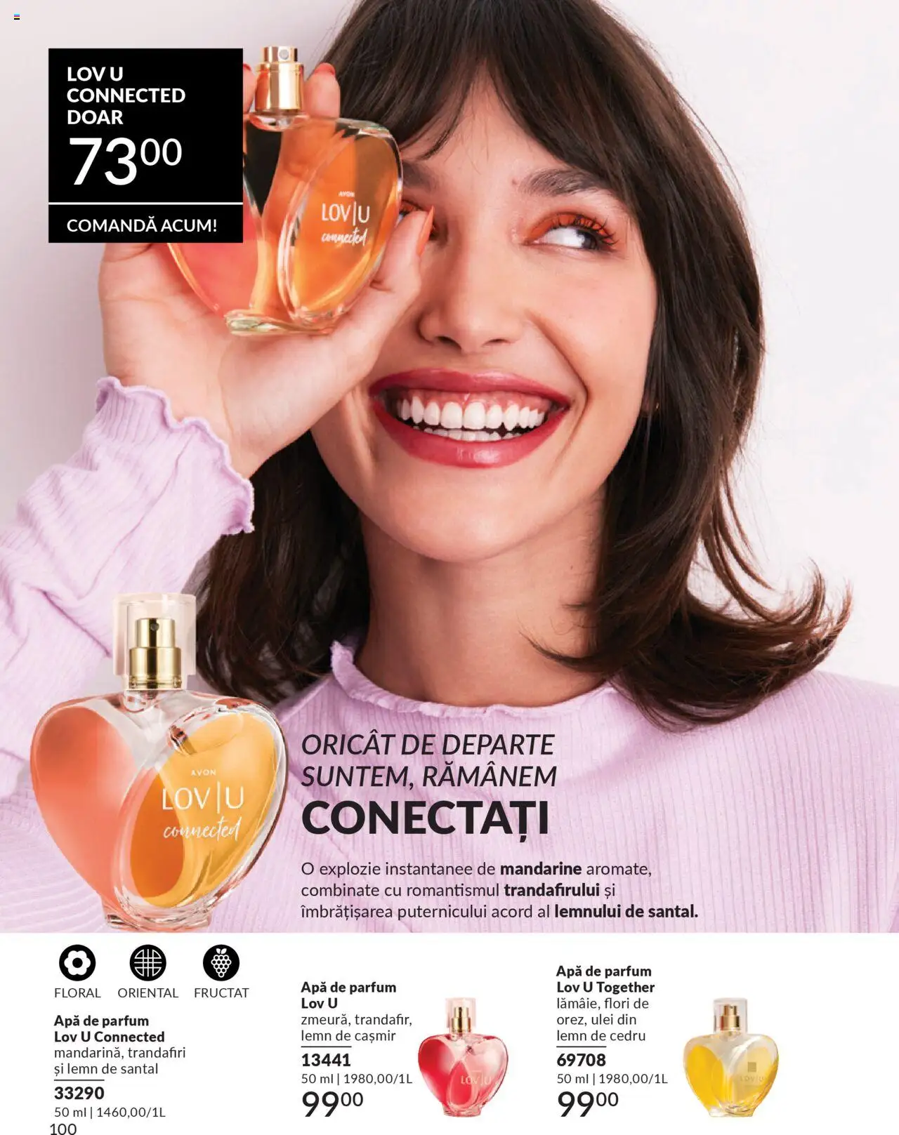 Catalog Avon 1 - 30 Octombrie 2025 | Pagina 102 | Produse: Parfum, Ulei, Mandarine, Apă