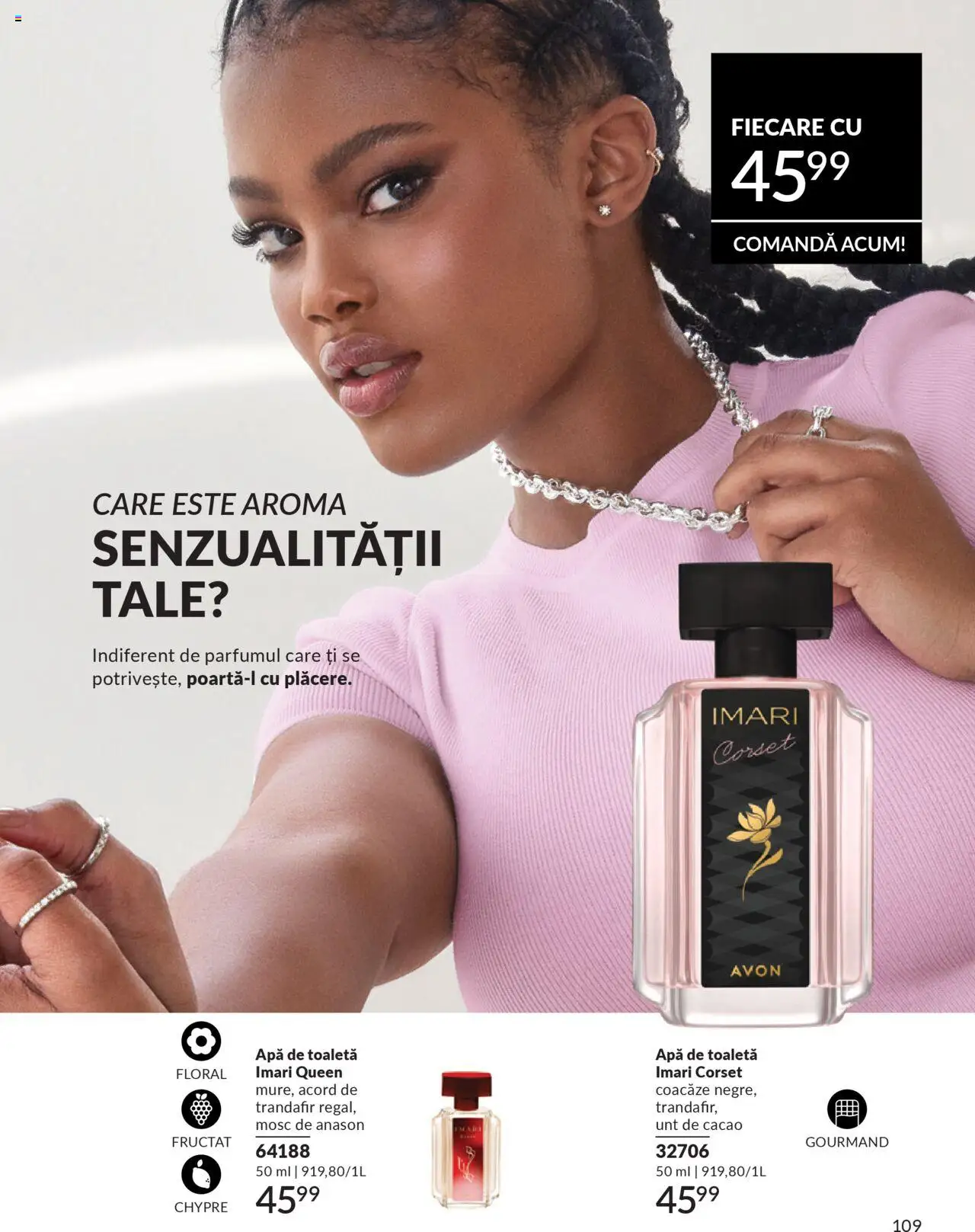 Catalog Avon 1 - 30 Octombrie 2025 | Pagina 111 | Produse: Trandafir, Toaletă, Unt, Apă