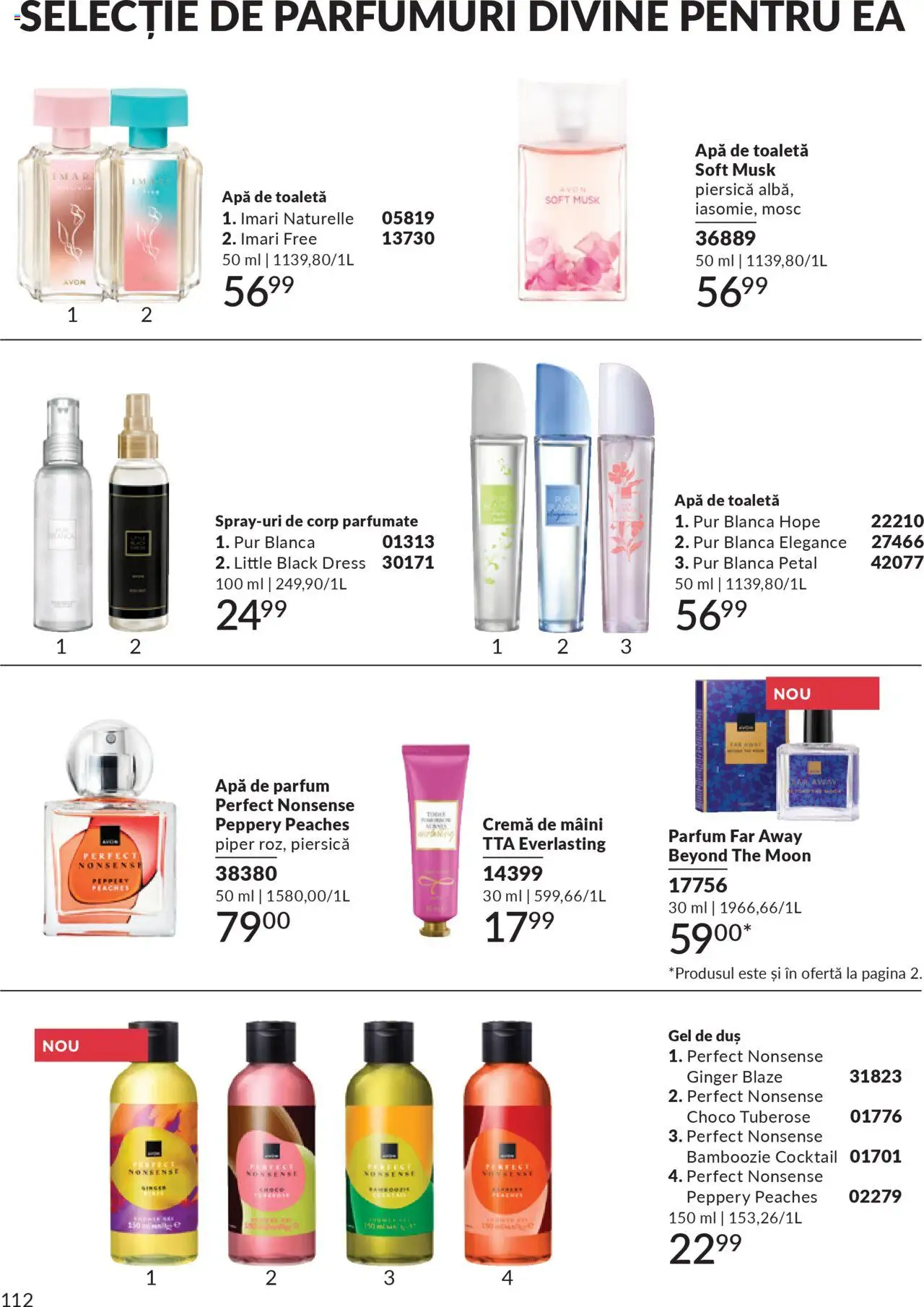 Catalog Avon 1 - 30 Octombrie 2025 | Pagina 114 | Produse: Piersică, Parfum, Cremă de mâini, Cocktail