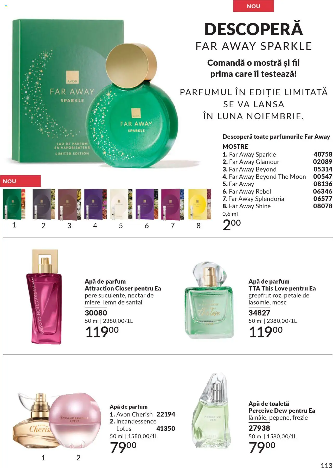 Catalog Avon 1 - 30 Octombrie 2025 | Pagina 115 | Produse: Parfum, Apă de toaletă, Grepfrut, Apă