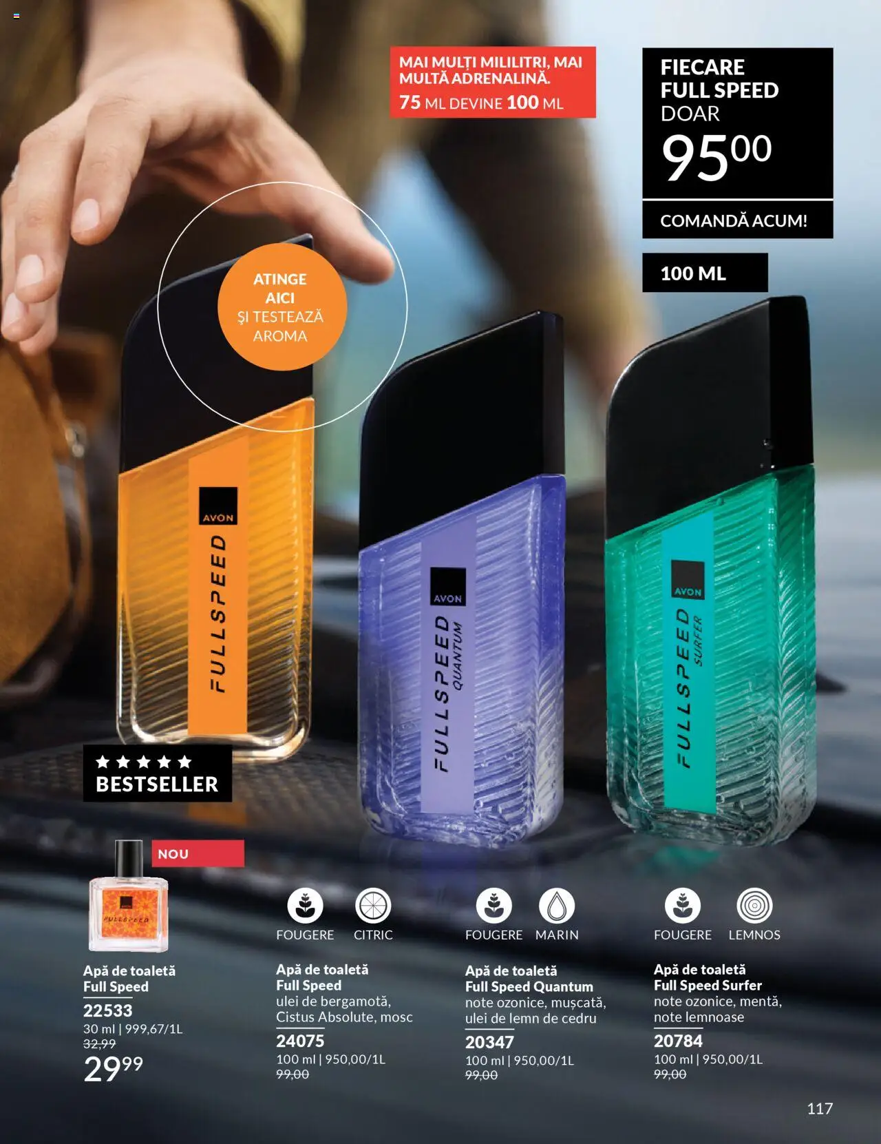 Catalog Avon 1 - 30 Octombrie 2025 | Pagina 119 | Produse: Toaletă, Apă de toaletă, Ulei, Apă