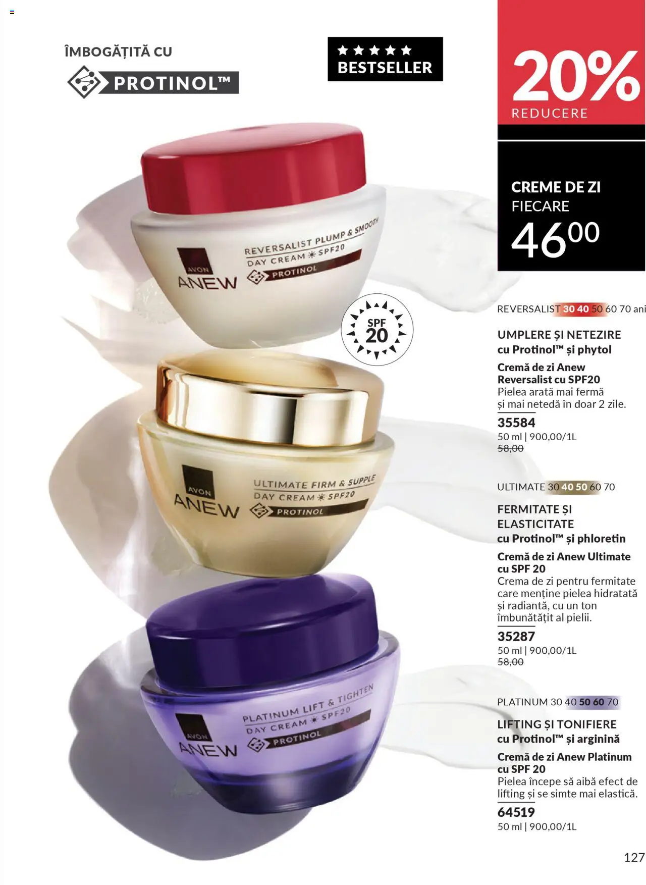 Catalog Avon 1 - 30 Octombrie 2025 | Pagina 129 | Produse: Cremă de zi, Cremă