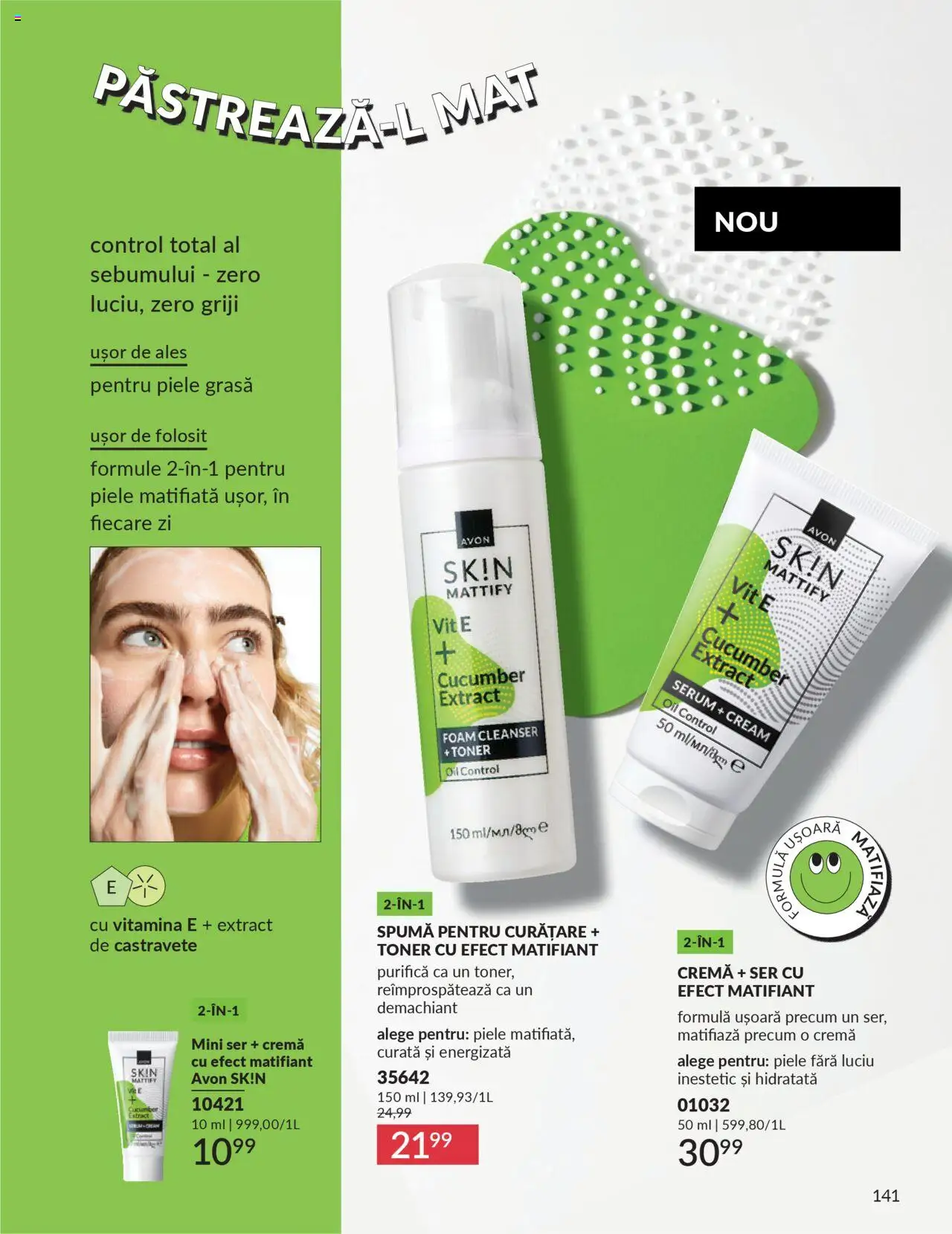 Catalog Avon 1 - 30 Octombrie 2025 | Pagina 143 | Produse: Serum, Demachiant, Toner, Cremă