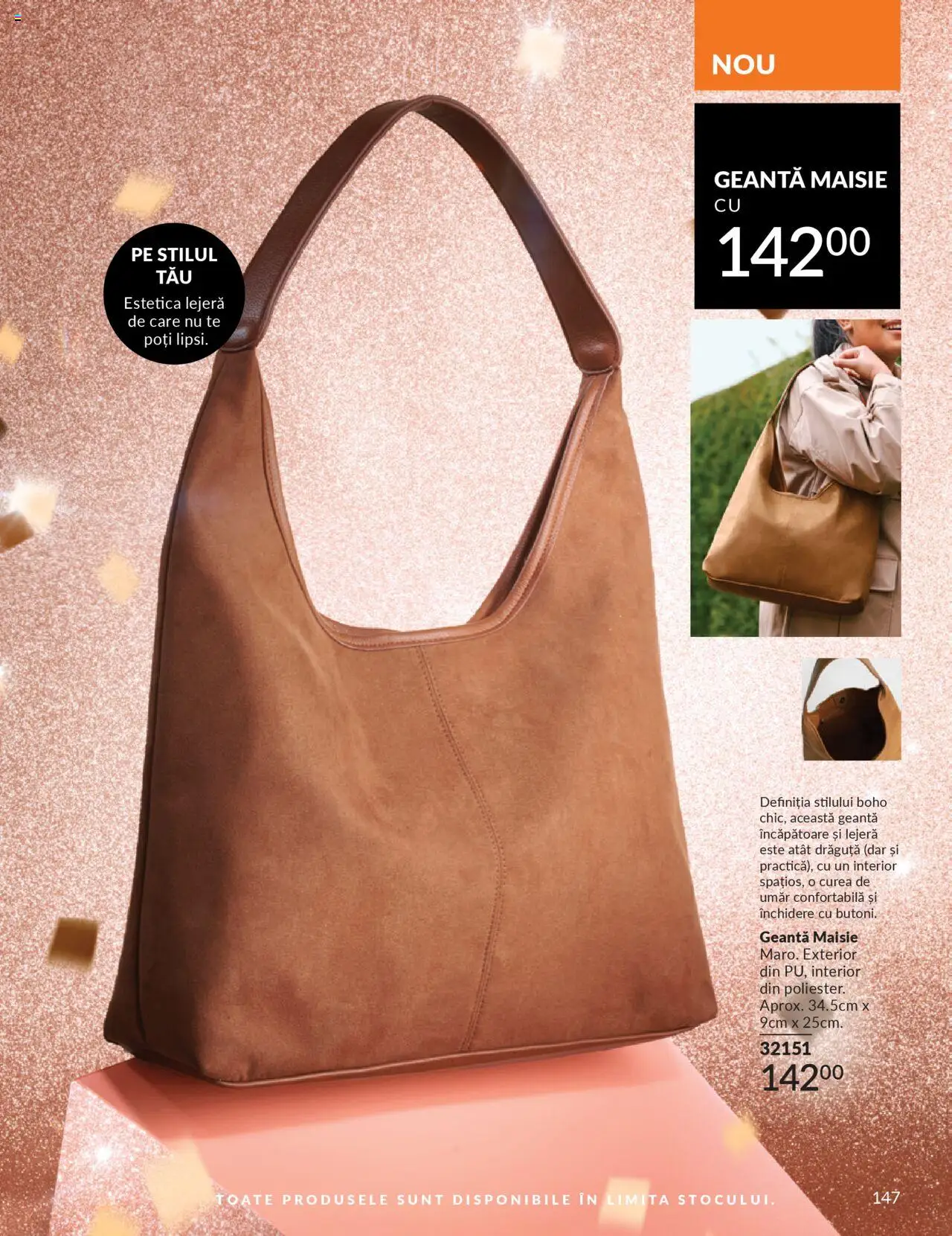 Catalog Avon 1 - 30 Octombrie 2025 | Pagina 149 | Produse: Curea, Geantă