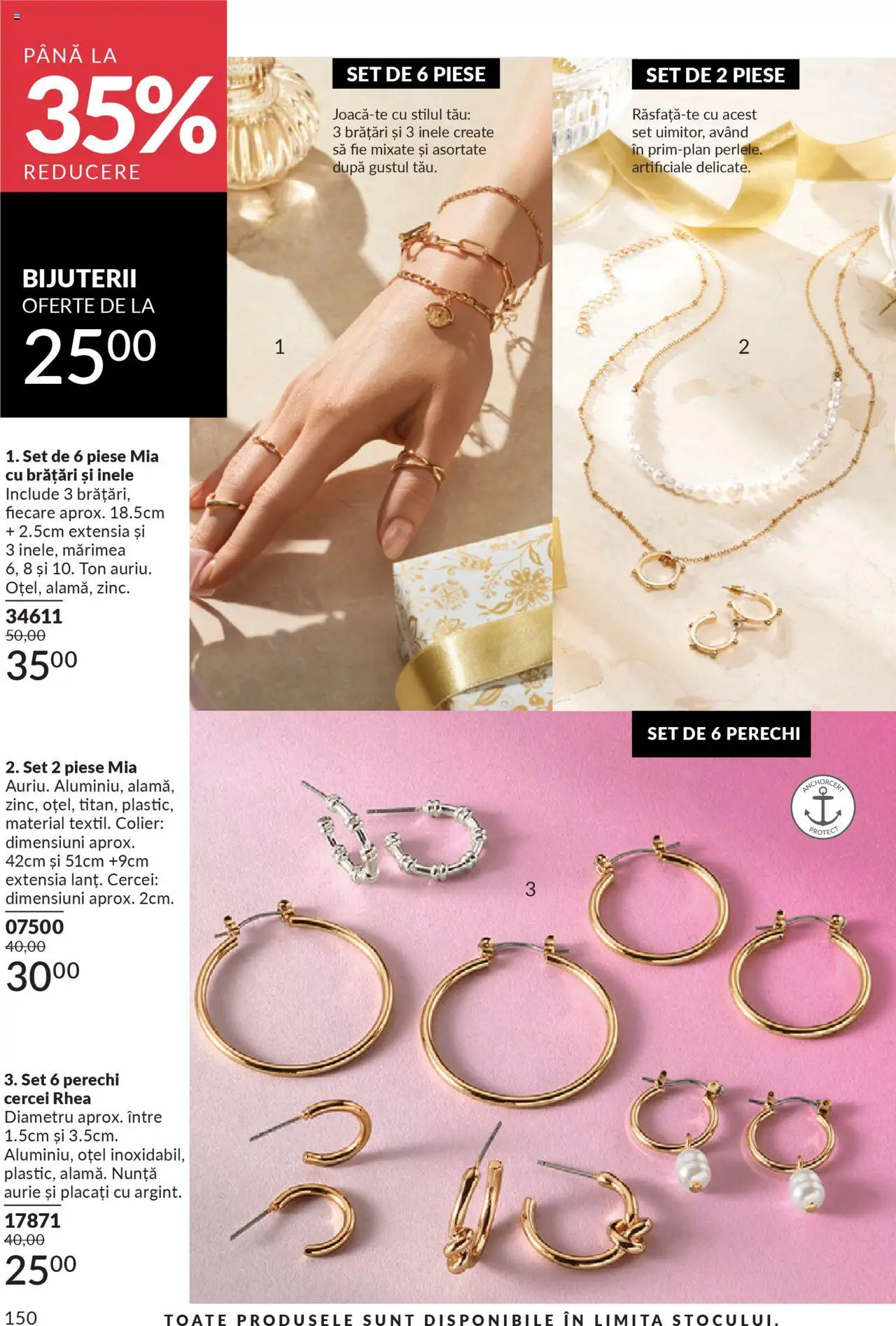 Catalog Avon 1 - 30 Octombrie 2025 | Pagina 152 | Produse: Cercei, Colier