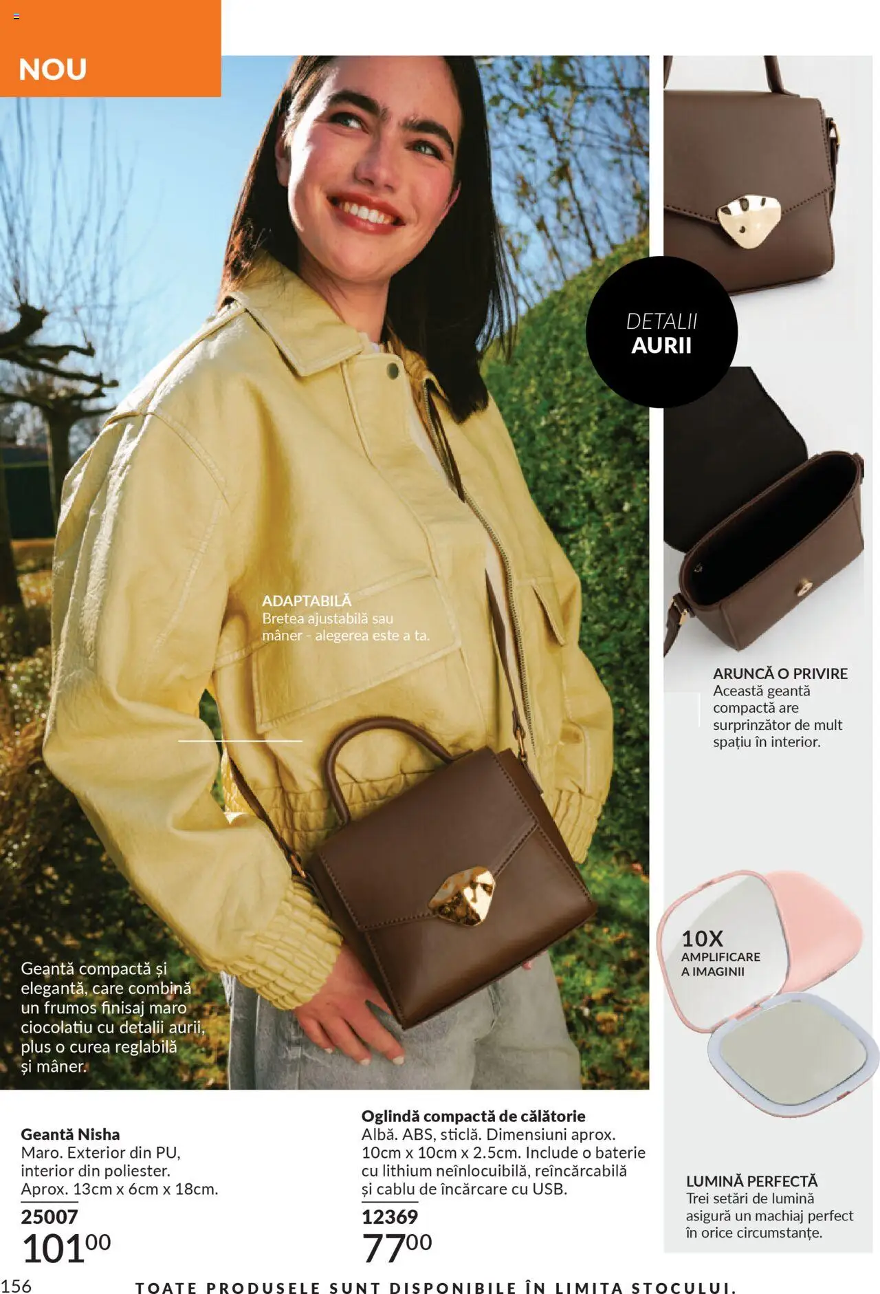 Catalog Avon 1 - 30 Octombrie 2025 | Pagina 158 | Produse: Tavuk suyu, Cablu, Baterie, Oglindă