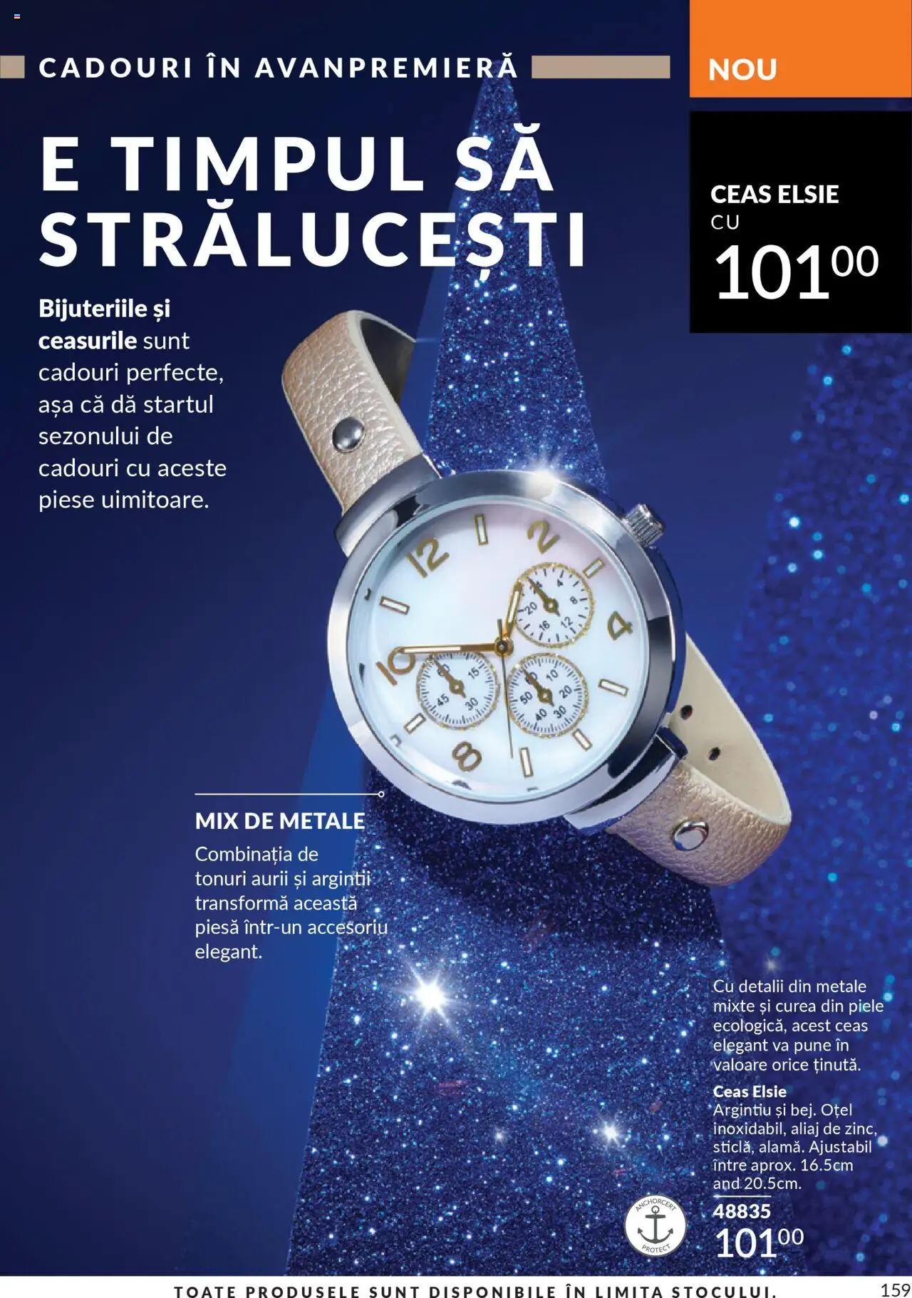 Catalog Avon 1 - 30 Octombrie 2025 | Pagina 161 | Produse: Curea, Ceas