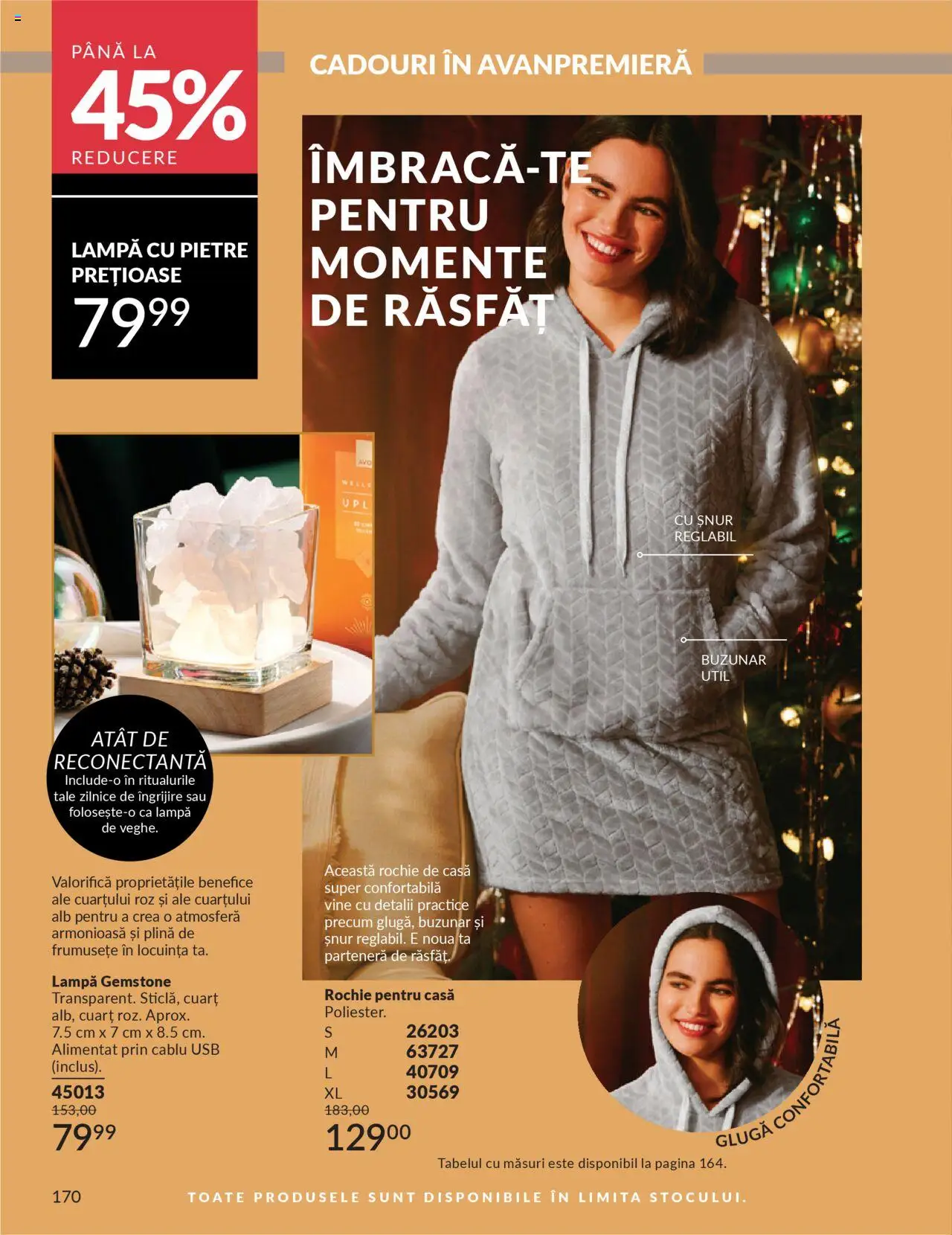 Catalog Avon 1 - 30 Octombrie 2025 | Pagina 172 | Produse: Rochie, Cablu, Usb, Lampă