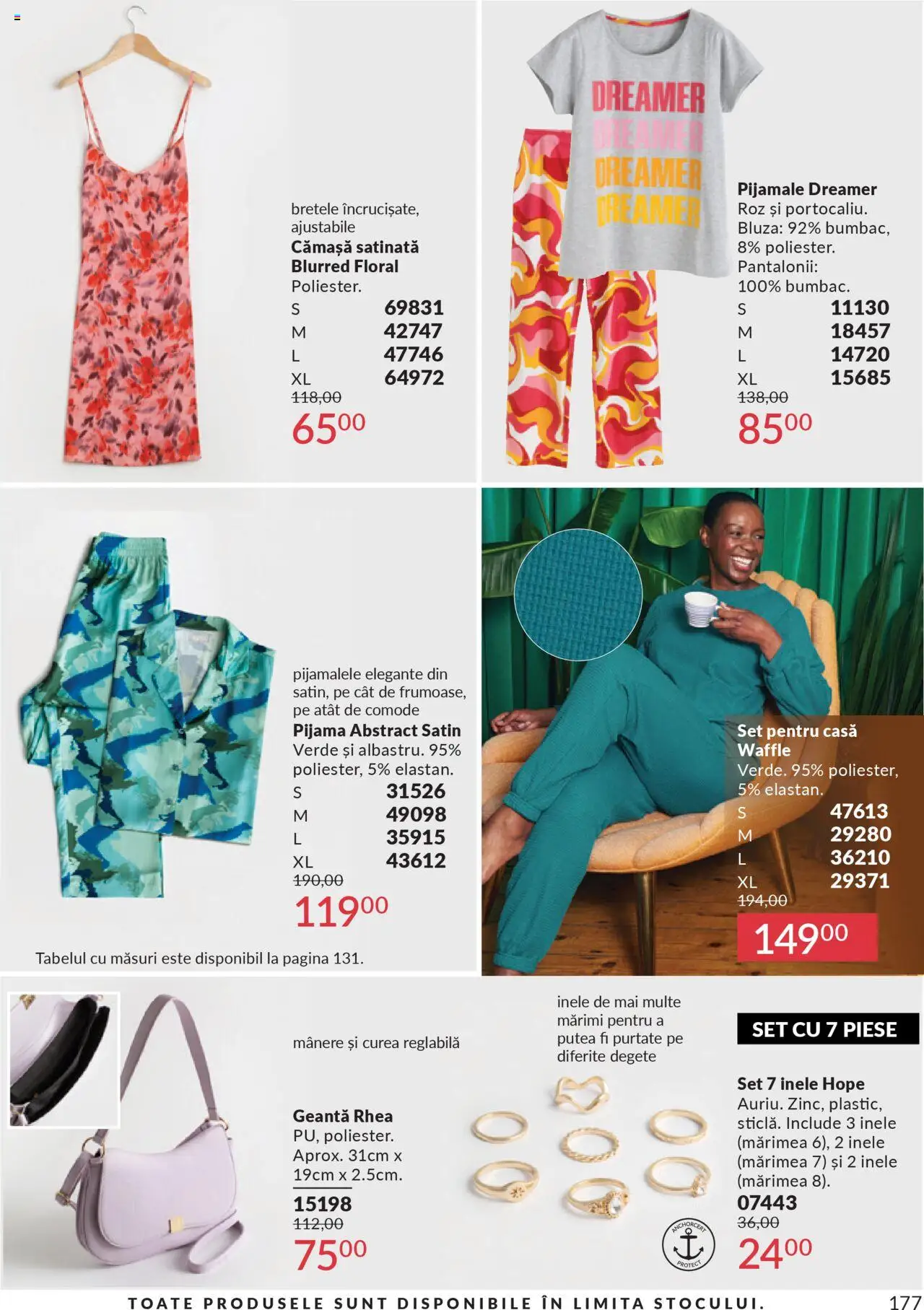 Catalog Avon 1 - 30 Octombrie 2025 | Pagina 179 | Produse: Curea, Geantă, Bluză, Pijamale