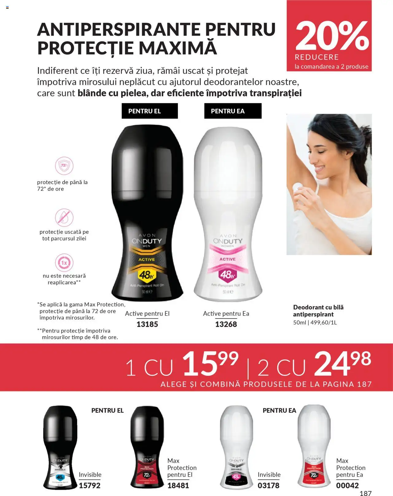 Catalog Avon 1 - 30 Octombrie 2025 | Pagina 189 | Produse: Deodorant, Antiperspirant