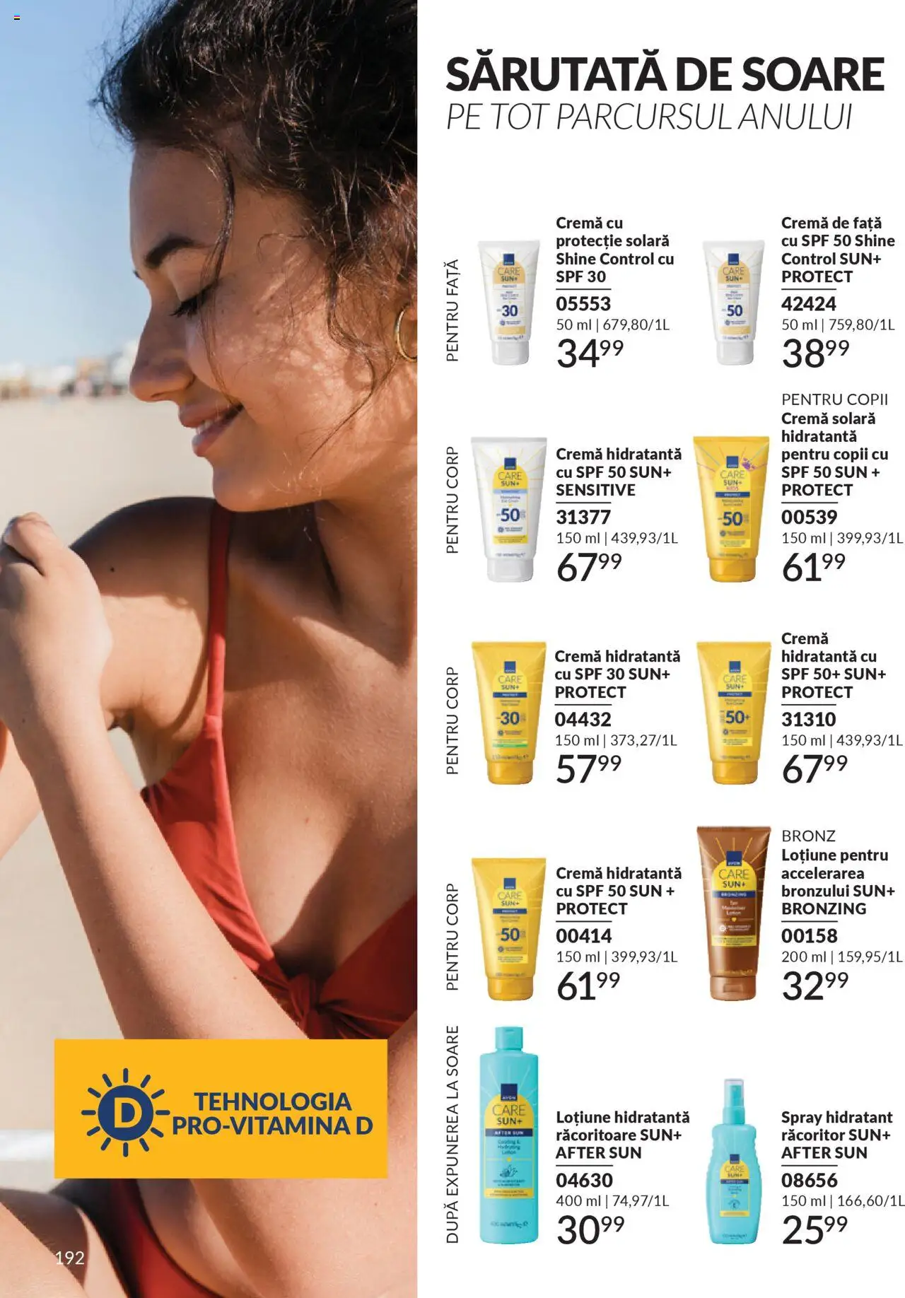 Catalog Avon 1 - 30 Octombrie 2025 | Pagina 194 | Produse: Arapsaçı, Cremă, Protecție solară