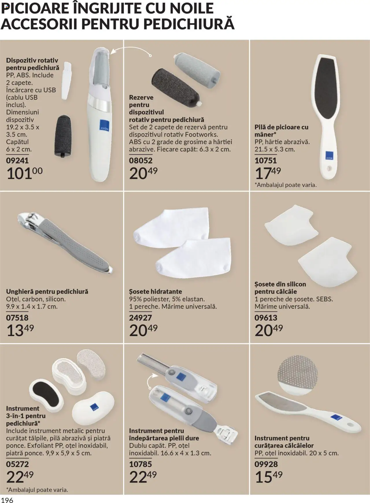 Catalog Avon 1 - 30 Octombrie 2025 | Pagina 198 | Produse: Exfoliant, Cablu, Usb, Șosete
