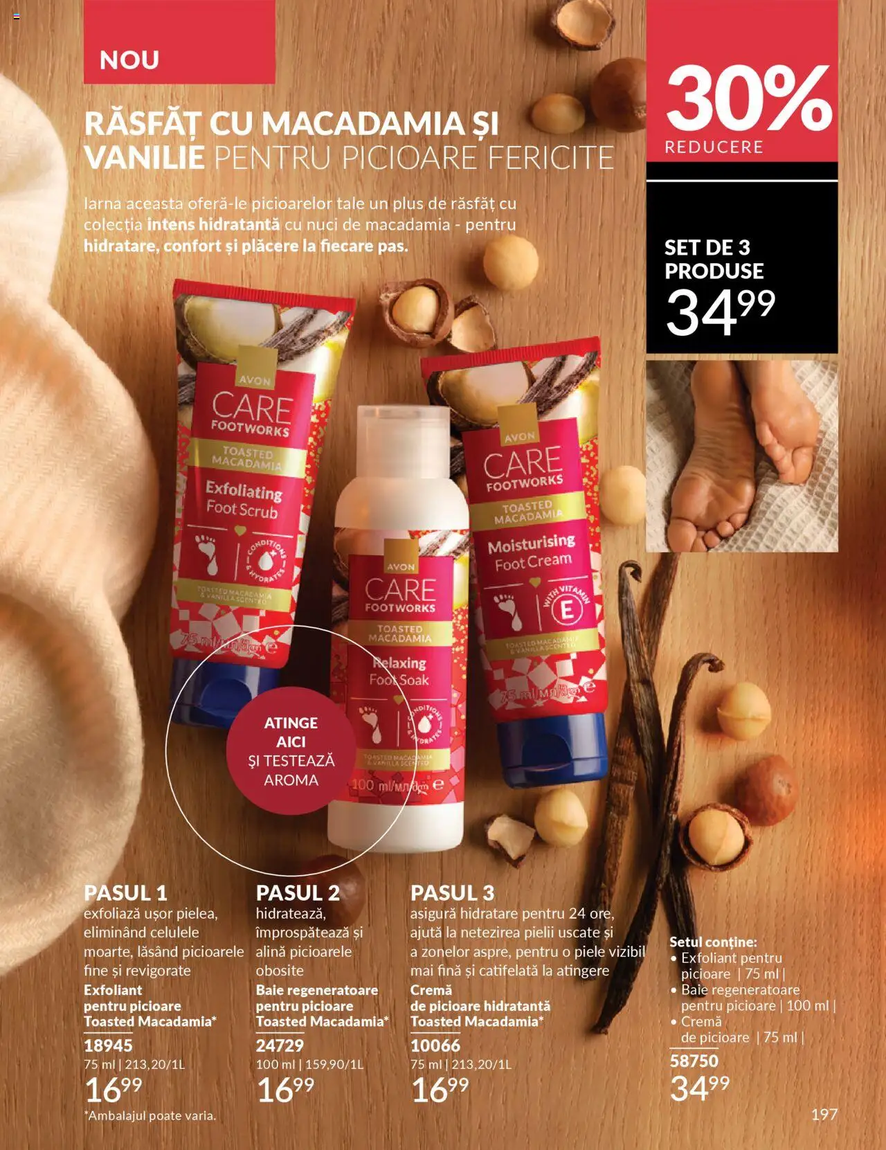 Catalog Avon 1 - 30 Octombrie 2025 | Pagina 199 | Produse: Exfoliant, Scrub, Cremă, Nuci