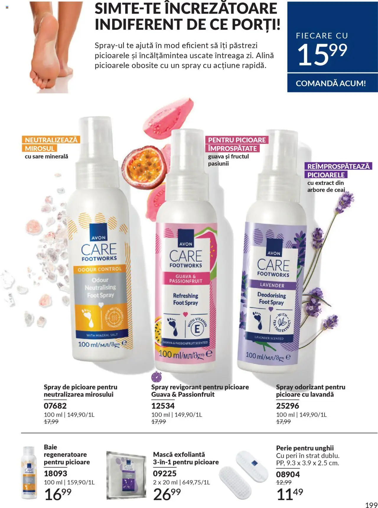 Catalog Avon 1 - 30 Octombrie 2025 | Pagina 201 | Produse: Perie, Ceai, Sare