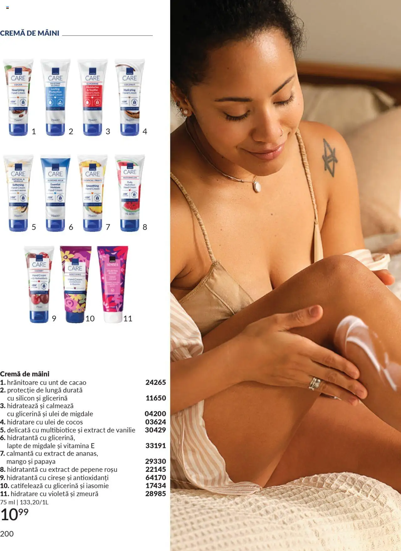 Catalog Avon 1 - 30 Octombrie 2025 | Pagina 202 | Produse: Migdale, Unt, Ulei, Cremă de mâini