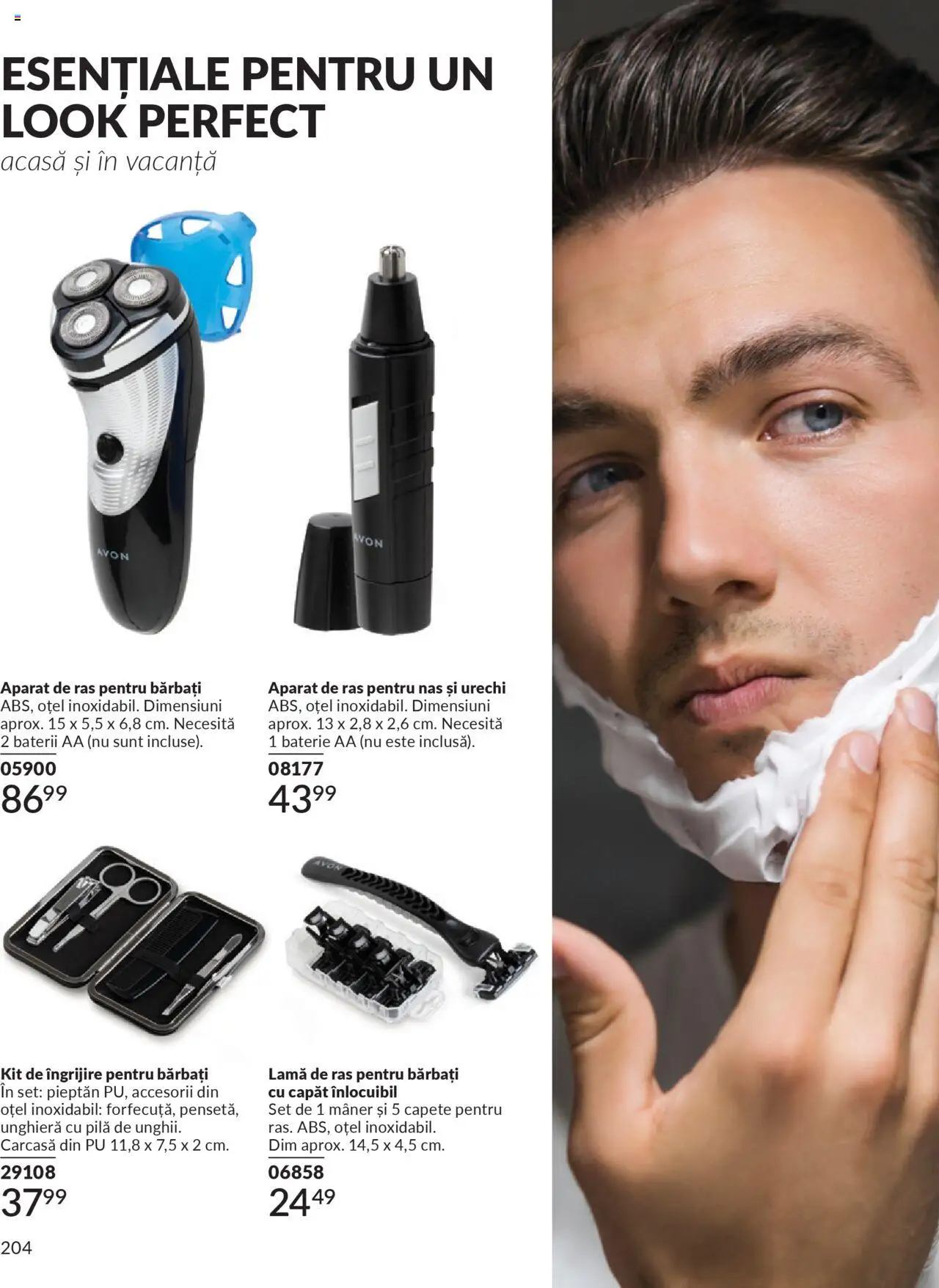 Catalog Avon 1 - 30 Octombrie 2025 | Pagina 206 | Produse: Trimmer, Carcasă, Baterie, Baterii