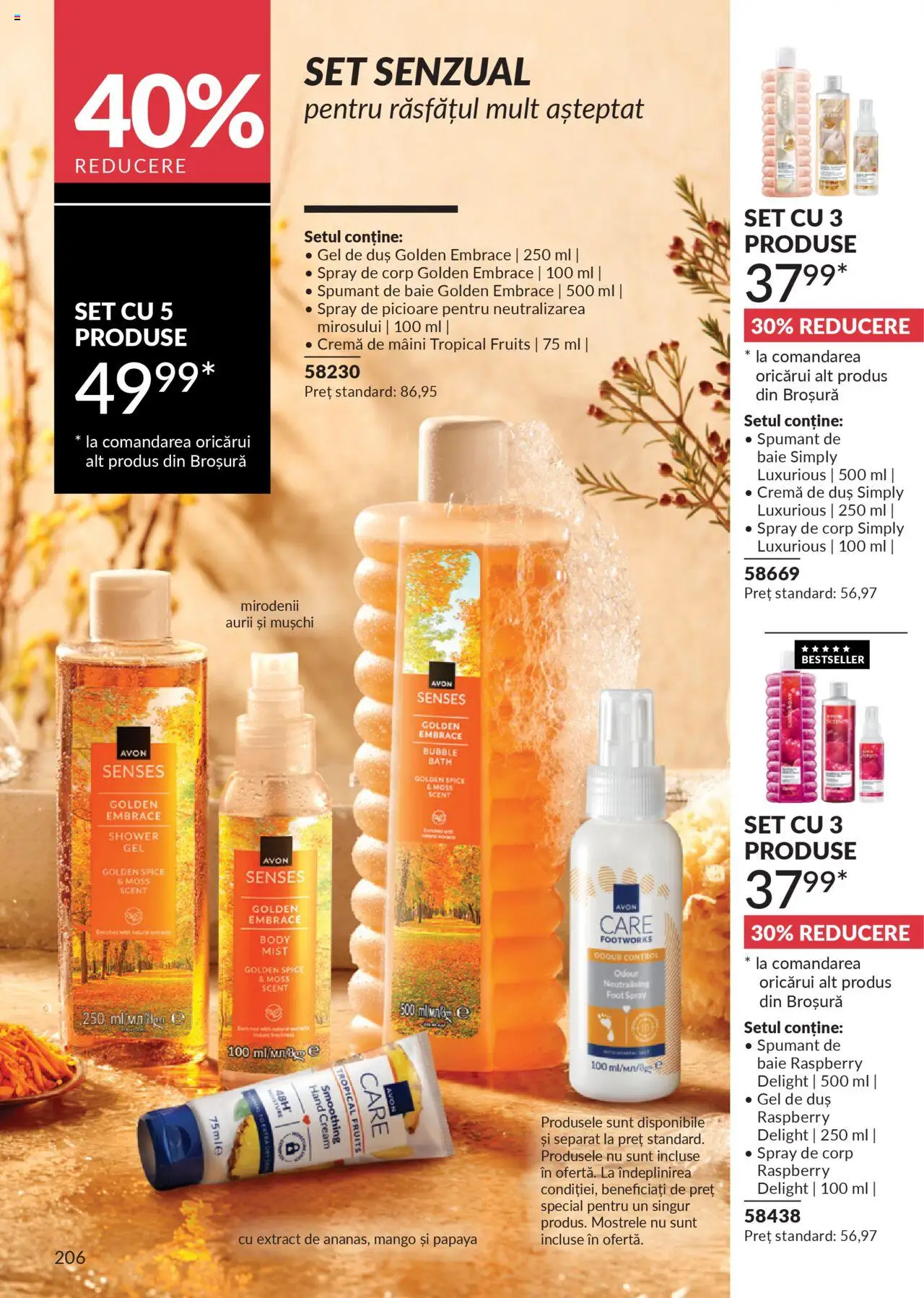 Catalog Avon 1 - 30 Octombrie 2025 | Pagina 208 | Produse: Duș, Cremă de mâini, Boncuklu Oyuncakları, Spumant de baie
