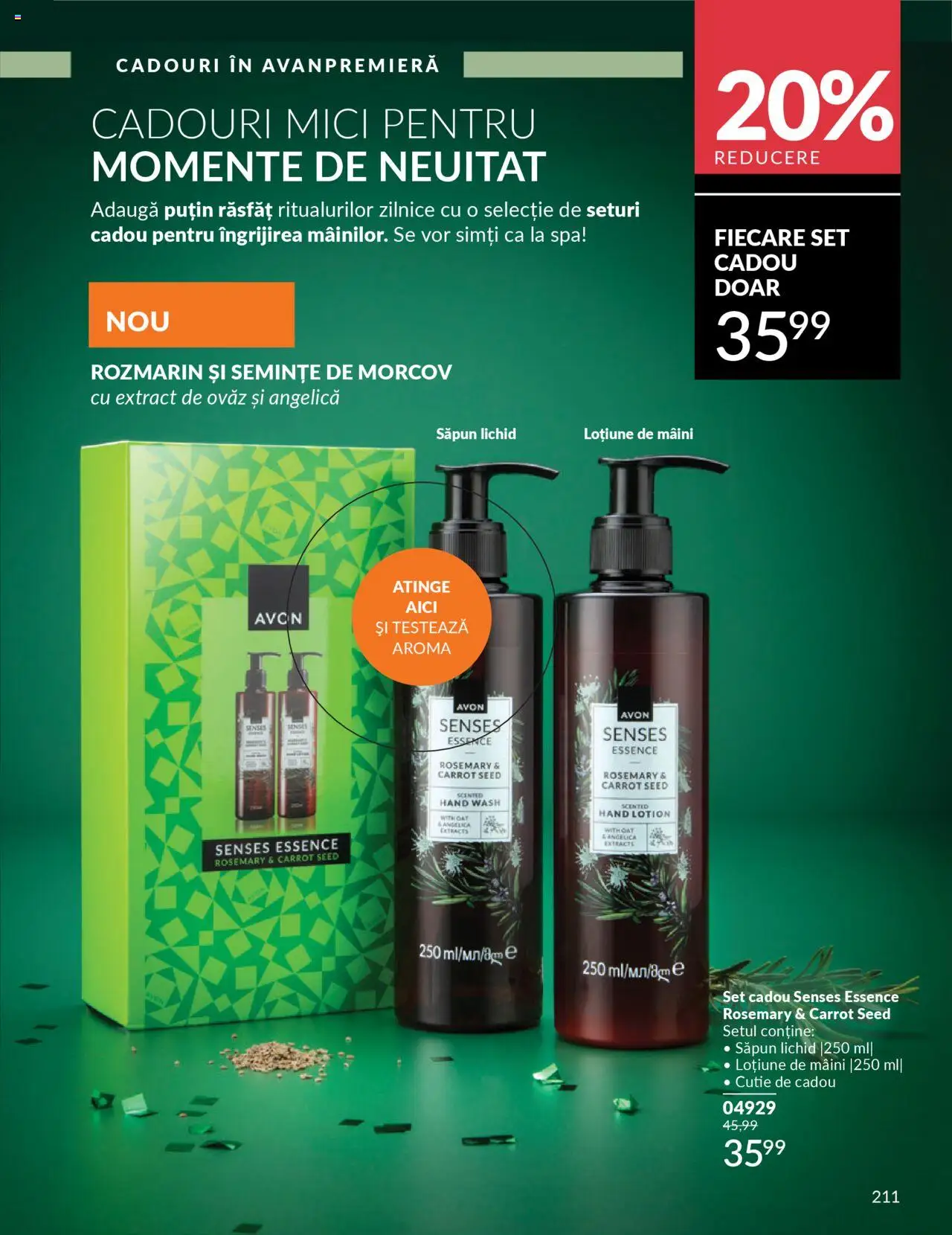 Catalog Avon 1 - 30 Octombrie 2025 | Pagina 213 | Produse: Matériel de Street Workout, Cutie, Mici, Semințe