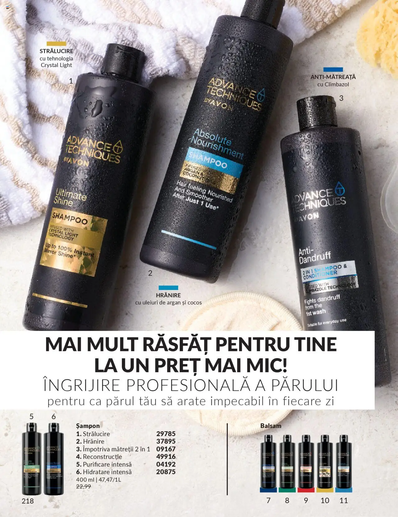 Catalog Avon 1 - 30 Octombrie 2025 | Pagina 220 | Produse: Șampon, Balsam