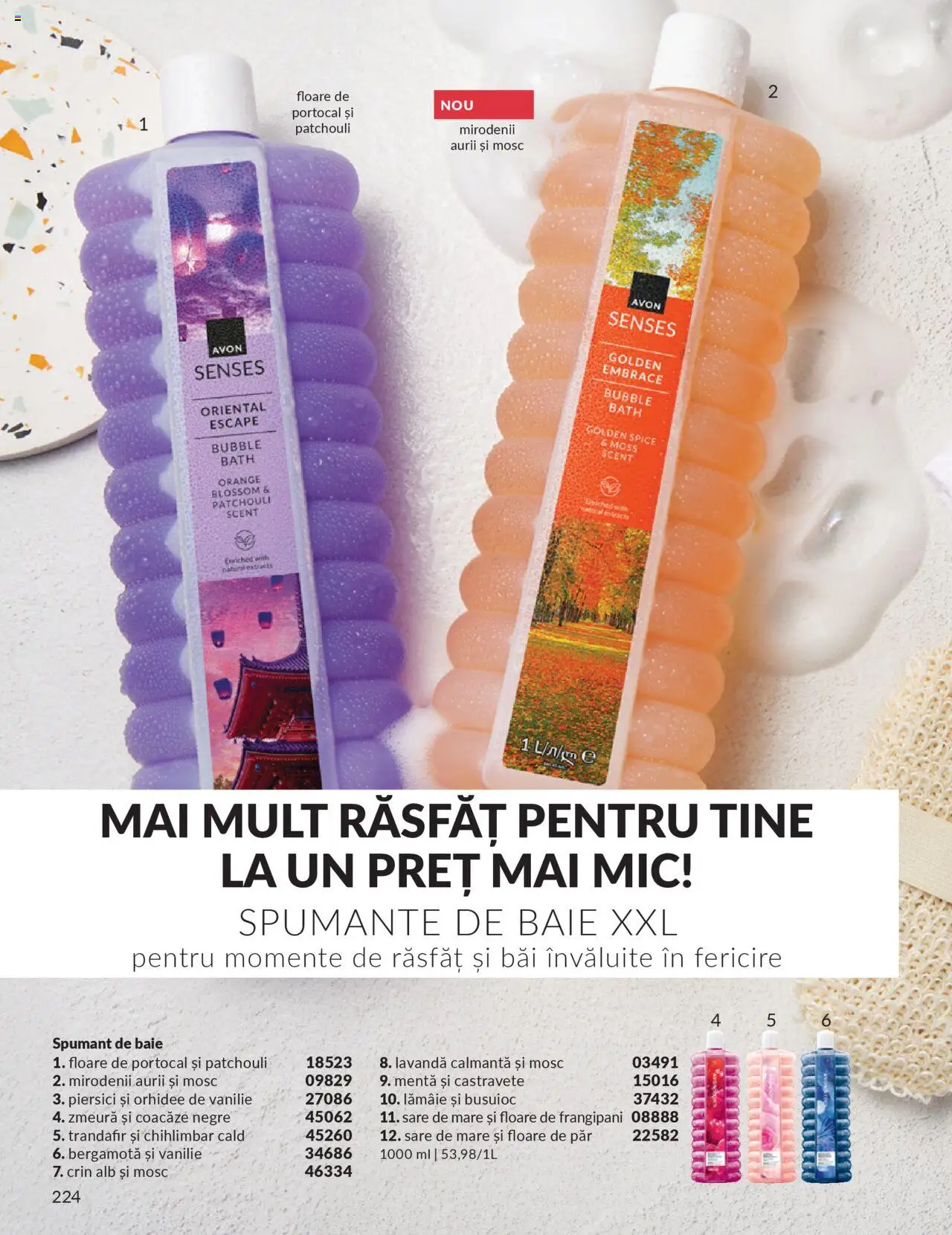 Catalog Avon 1 - 30 Octombrie 2025 | Pagina 226 | Produse: Zmeură, Orhidee, Spumant de baie, Lămâie