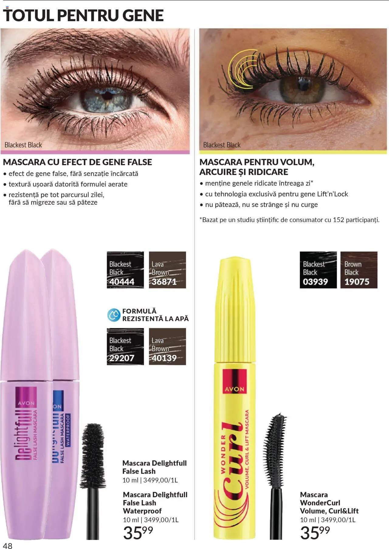 Catalog Avon 1 - 30 Octombrie 2025 | Pagina 50 | Produse: Mascara, Gene false, Apă
