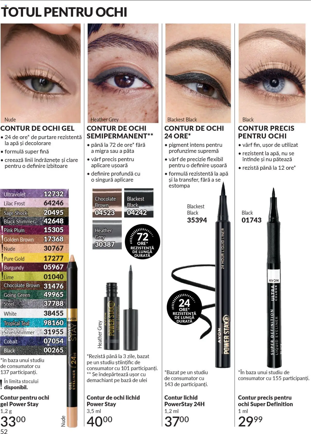 Catalog Avon 1 - 30 Octombrie 2025 | Pagina 54 | Produse: Lime, Demachiant, Ulei, Apă