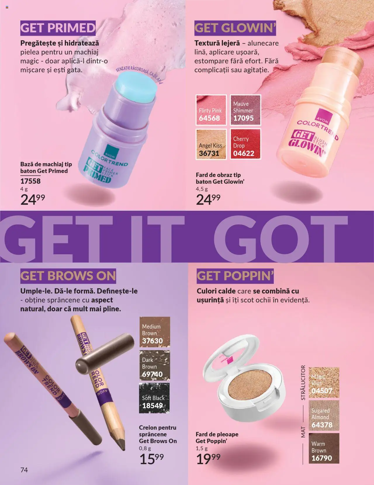 Catalog Avon 1 - 30 Octombrie 2025 | Pagina 76 | Produse: Machiaj, Blush, Fard de pleoape, Dale