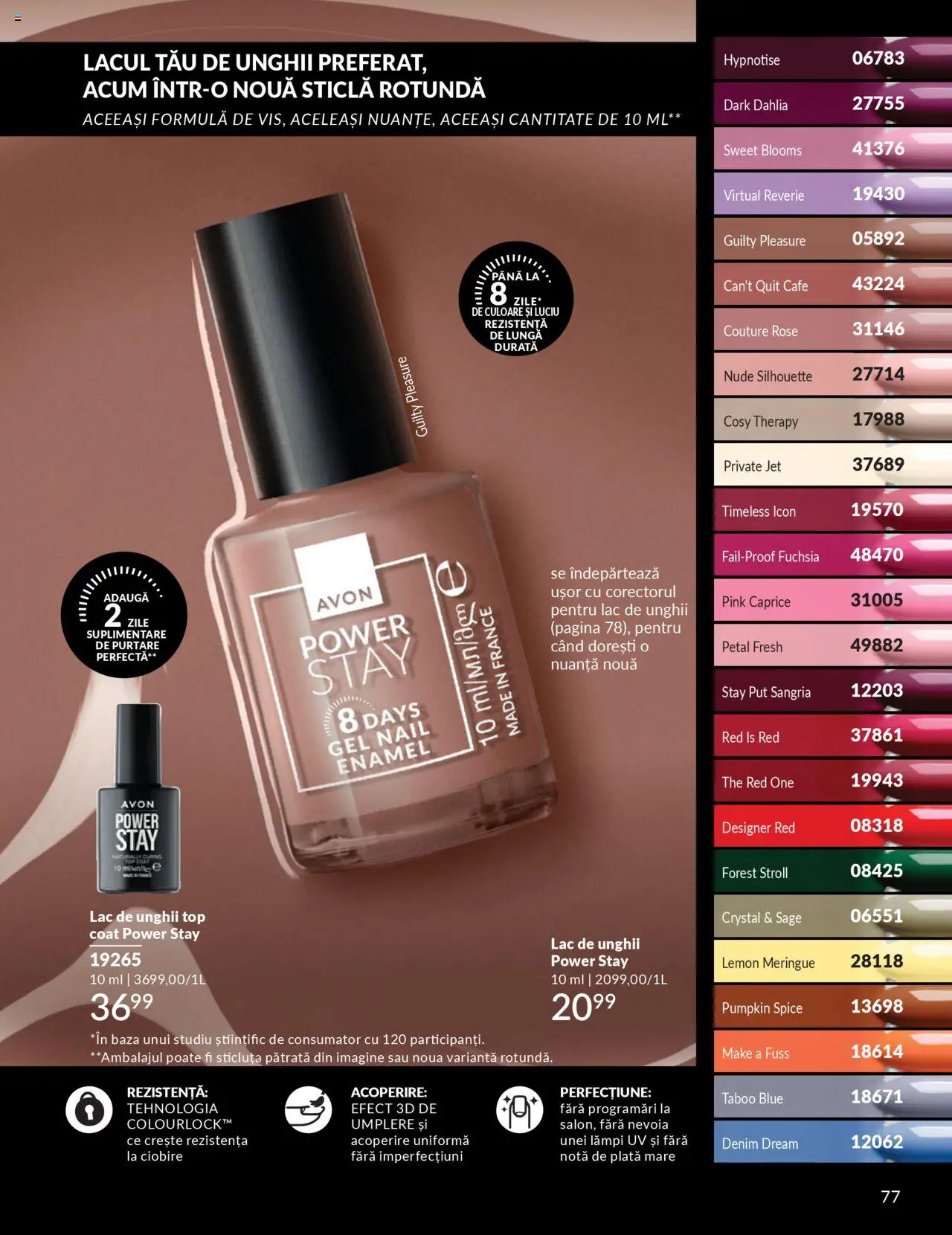 Catalog Avon 1 - 30 Octombrie 2025 | Pagina 79 | Produse: Top coat, Top, Lac de unghii