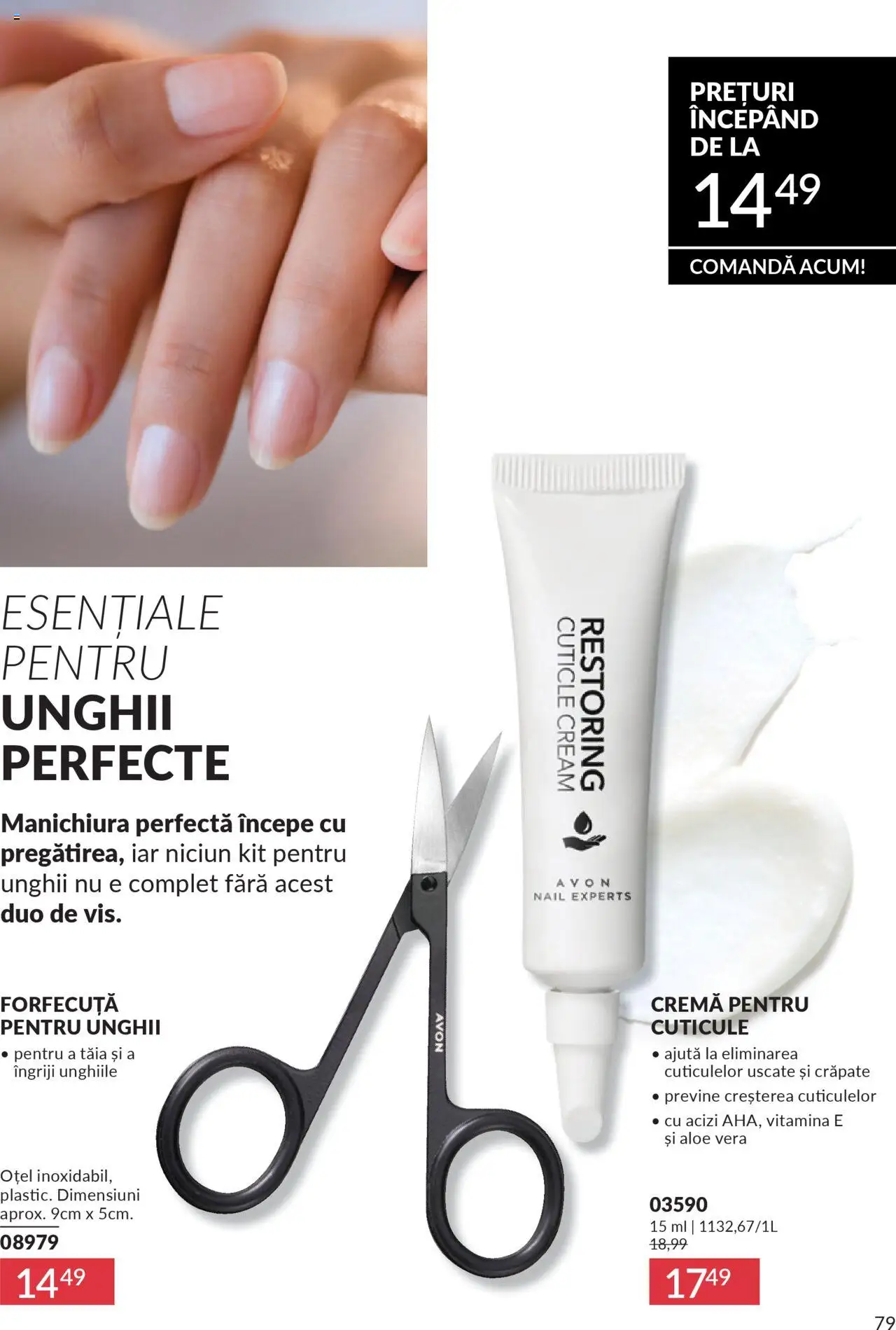 Catalog Avon 1 - 30 Octombrie 2025 | Pagina 81 | Produse: Forfecuță, Aloe vera, Cremă